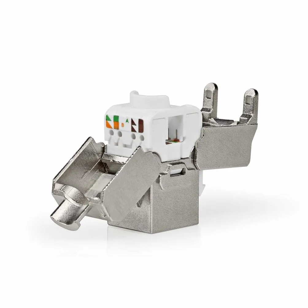 NEDIS Keystone | CAT7 | gniazdo RJ45 | S/FTP | metal | koperta