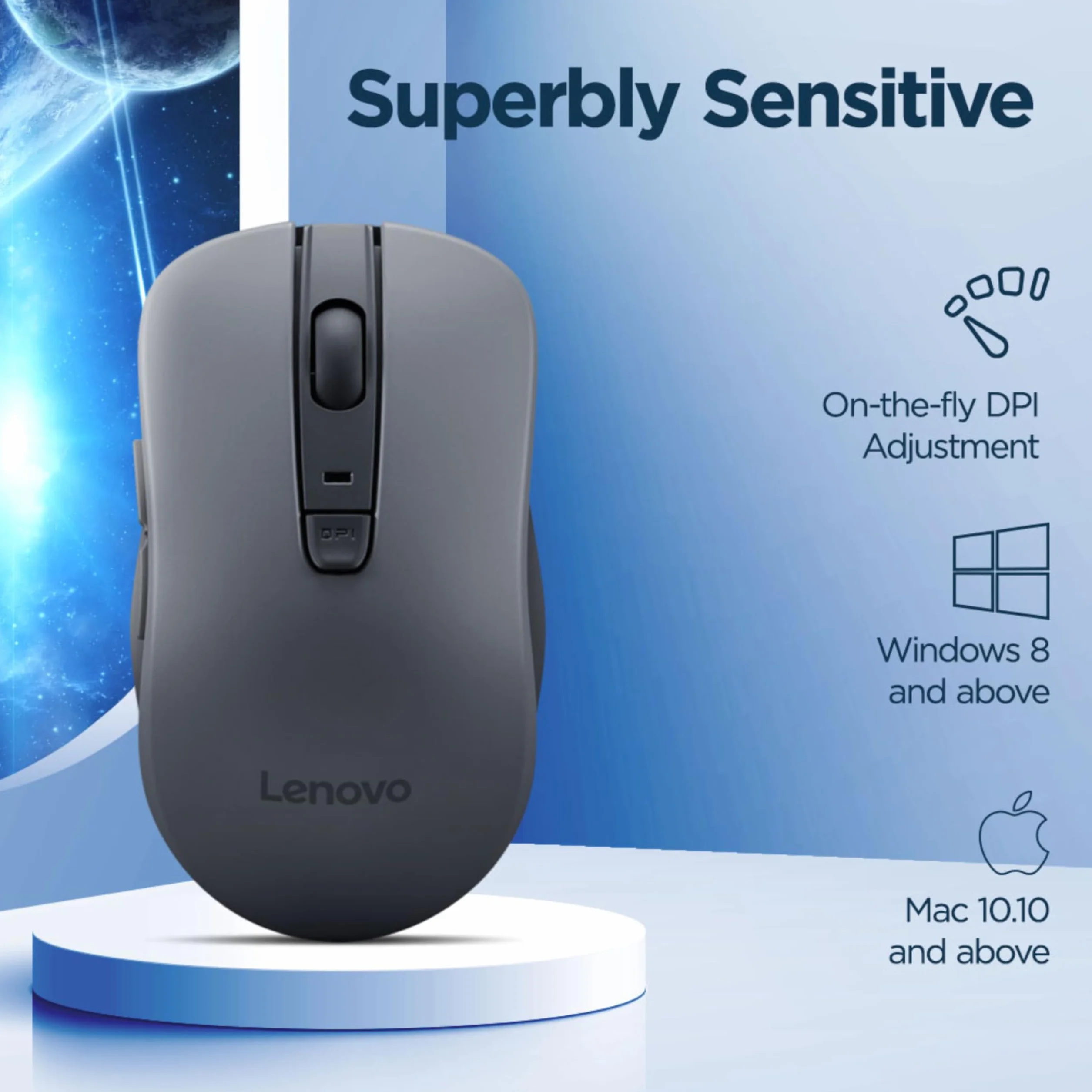 Lenovo WL310 Cicha mysz Bluetooth