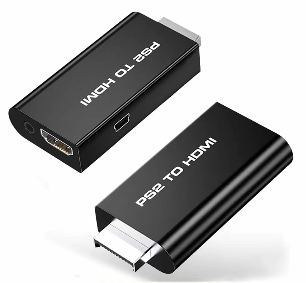 Adapter RCA na HDMI, konwerter wideo RCA na HDMI, Mini RCA Composite AV CVBS 3RCA na HDMI konwerter wideo adapter obsługuje PAL NTSC do PC Laptop VCR Xbox PS4 PS3 TV STB VHS kamera