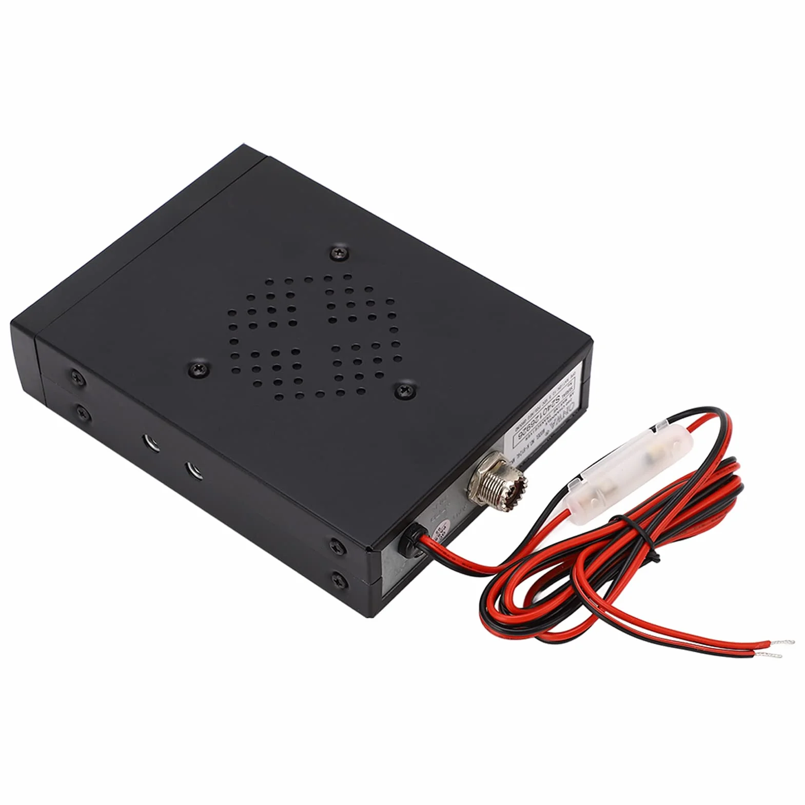 Ausla Transceiver CB, Metalowy 27 MHz Transceiver CB Radio, 40 KanałóW AM 12 Do 16 V DC, Moc Wyjściowa 1 W Lekki, Przenośny dla Kierowców łodzi Do Użytku Morskiego