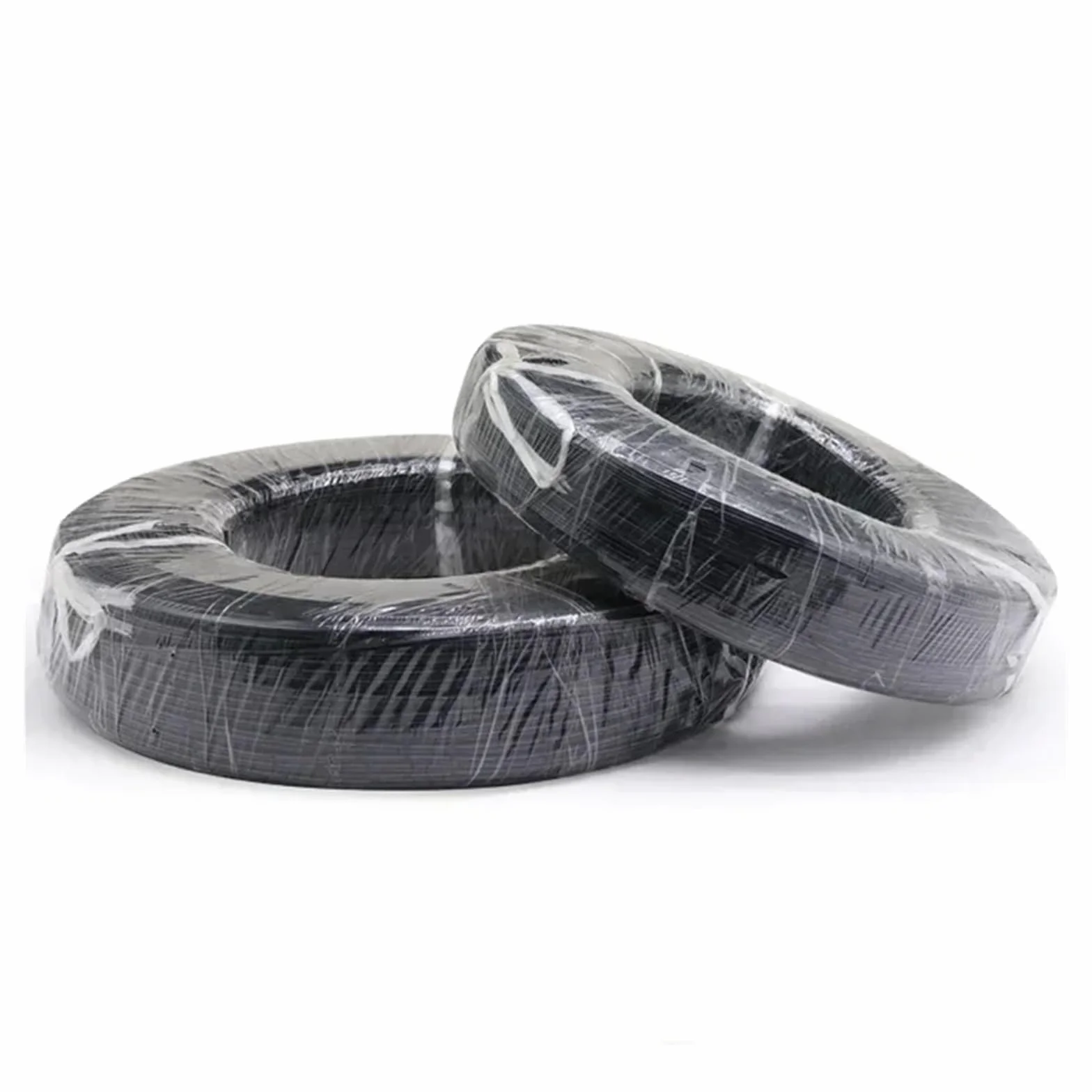 2~50 m UL2468 dwurdzeniowy kabel 30 28 26 24 22 20 18 16AWG OFC cynowana miedź w izolacji PVC przedłużacz elektryczny równoległy drut LED(White-White,50 meters,22AWG (0.3mm2))