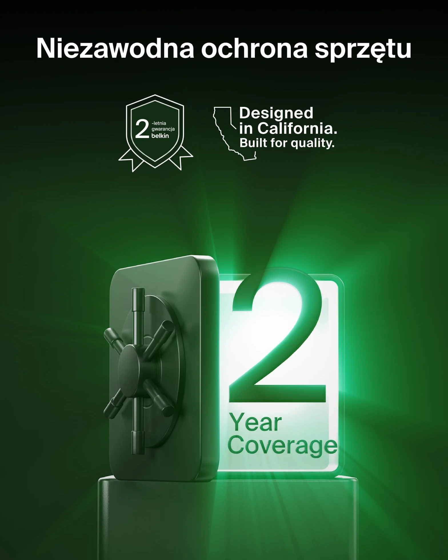 Belkin UltraCharge Qi2 25W Ładowarka Bezprzewodowa 2 W 1, Kompatybilna z MagSafe, Stacja Ładująca do IPhone 16, AirPods, Pixelsnap, Rozkładana Podstawka z Portem USB-C i Zasilaczem 45W, Czarna