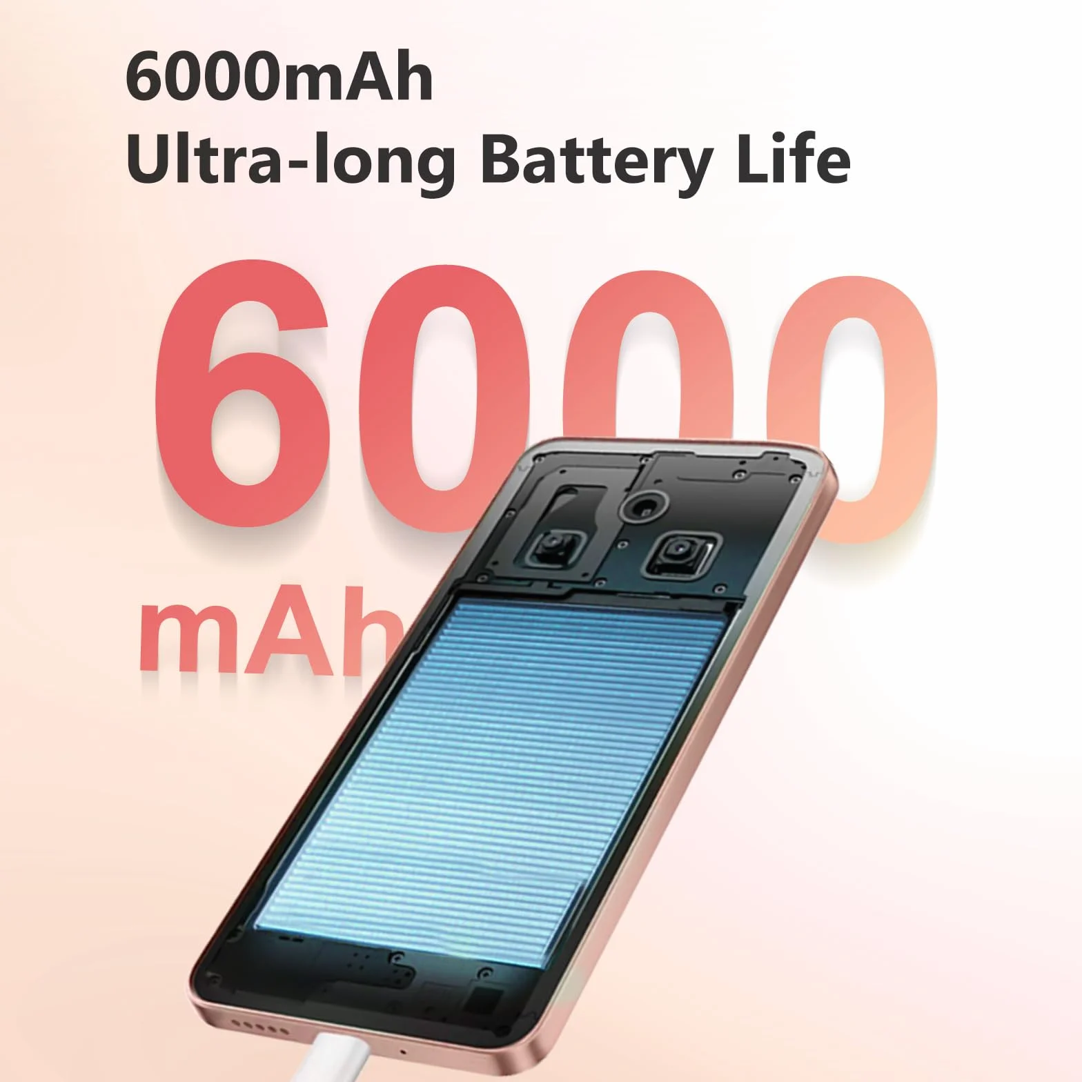 XIAOMI Smartfon Redmi 15C (obudowa w zestawie), 4GB RAM 256 GB ROM, potrójny tylny aparat 50 MP z AI, ekran 6,9 cala bateria 6000 mAh, wyświetlacz do pielęgnacji oczu 120 Hz (pomarańczowy)
