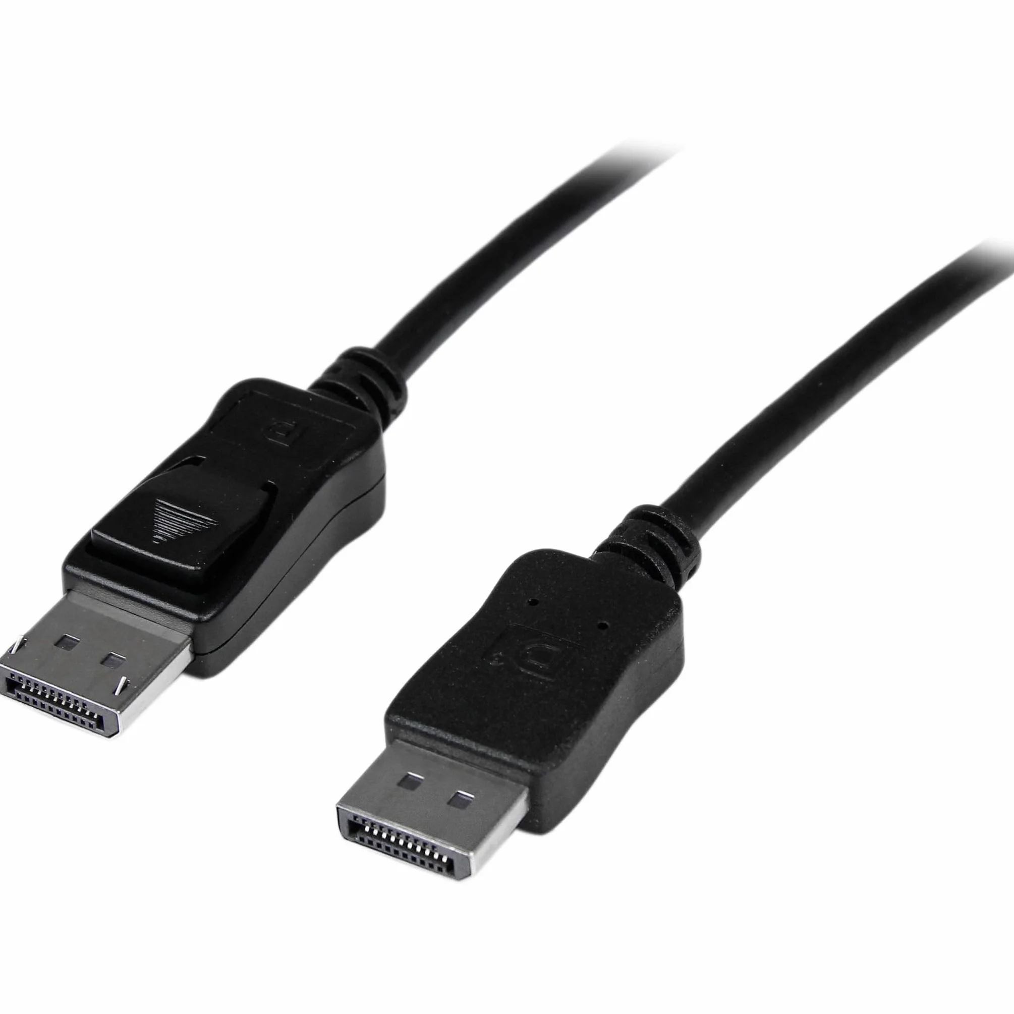 StarTech.com Kabel DisplayPort 15 ft z blokadami - aktywny - 2560 × 1600 - DPCP i HDCP - Męski do męskiego kabla do monitoringu wideo DP (DISPL15MA), 50 ft/15 m (aktywny), czarny