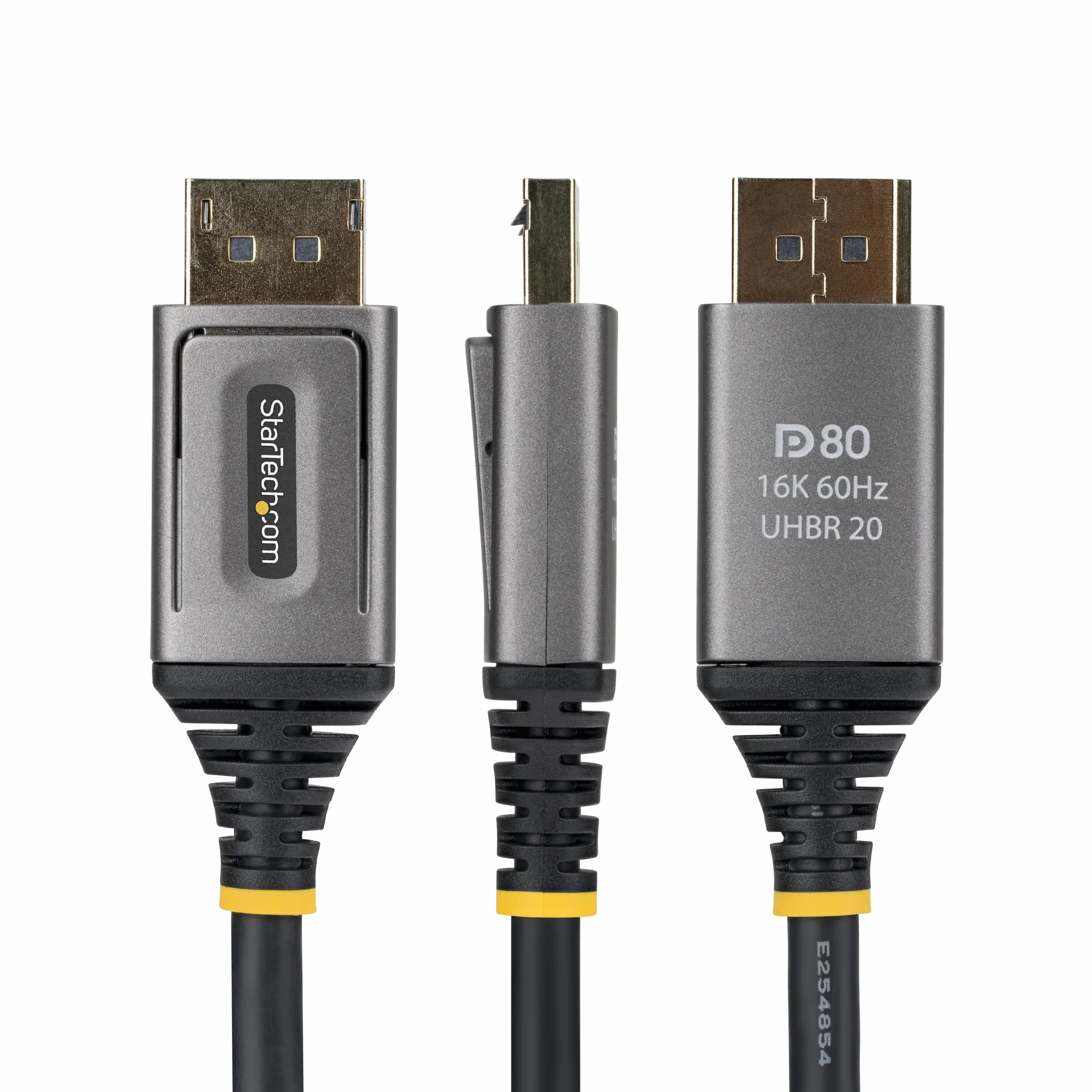 StarTech Kabel DisplayPort 2.1 o długości 2 m, certyfikat VESA DP80, 10K/8K 60 Hz, nieskompresowany, 16K 60 Hz / 8K 240 Hz z DSC 1.2a, kabel monitora DP 2.1