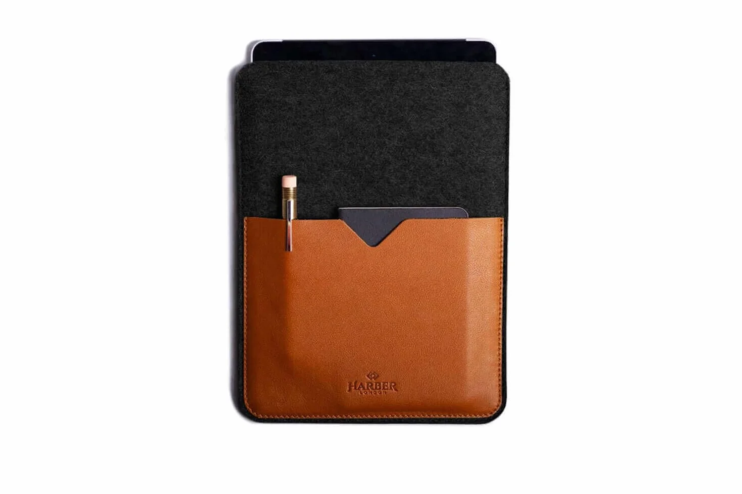 Harber London Black Edition – skórzany pokrowiec na tablet i czytnik e-booków (Kindle/Kindle Paperwhite (2012/2018), jasnobrązowy)
