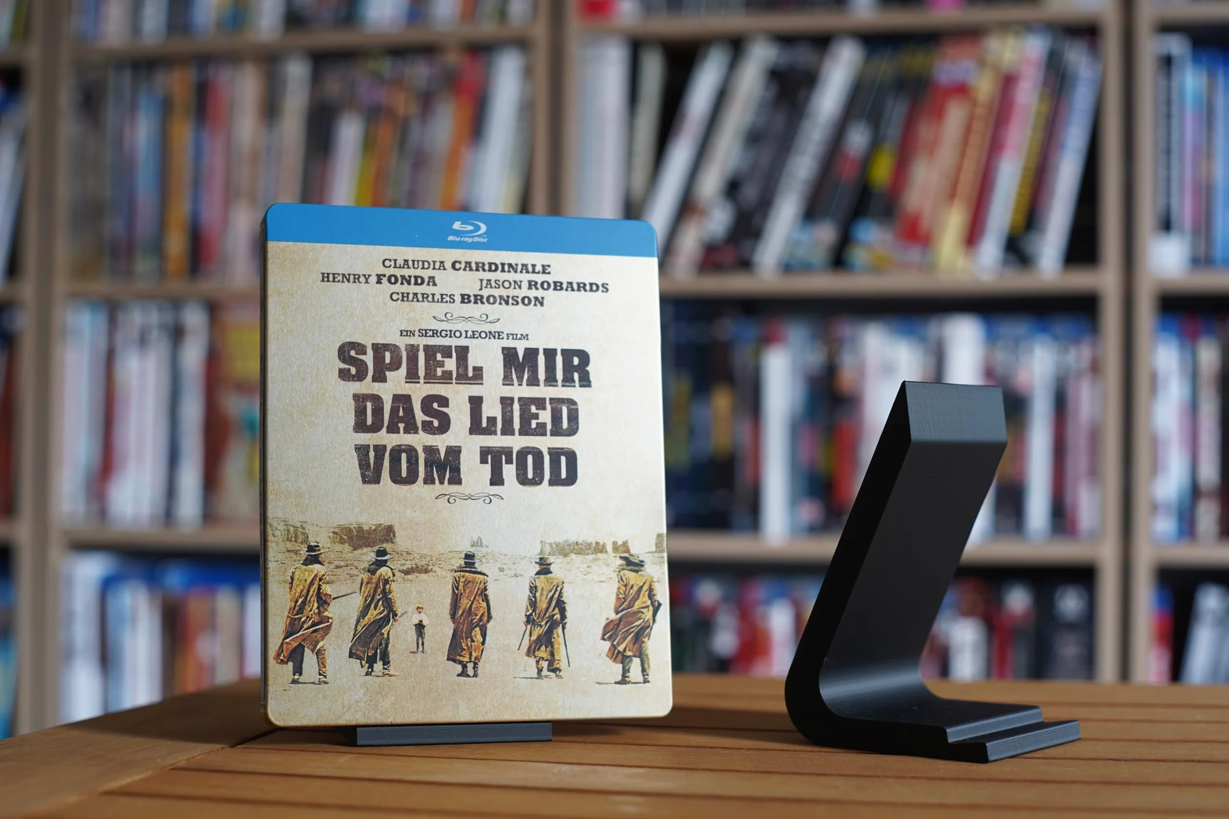 NewGround Designs Steelbook Stojak na DVD Blu-Ray Dekoracja Mediów
