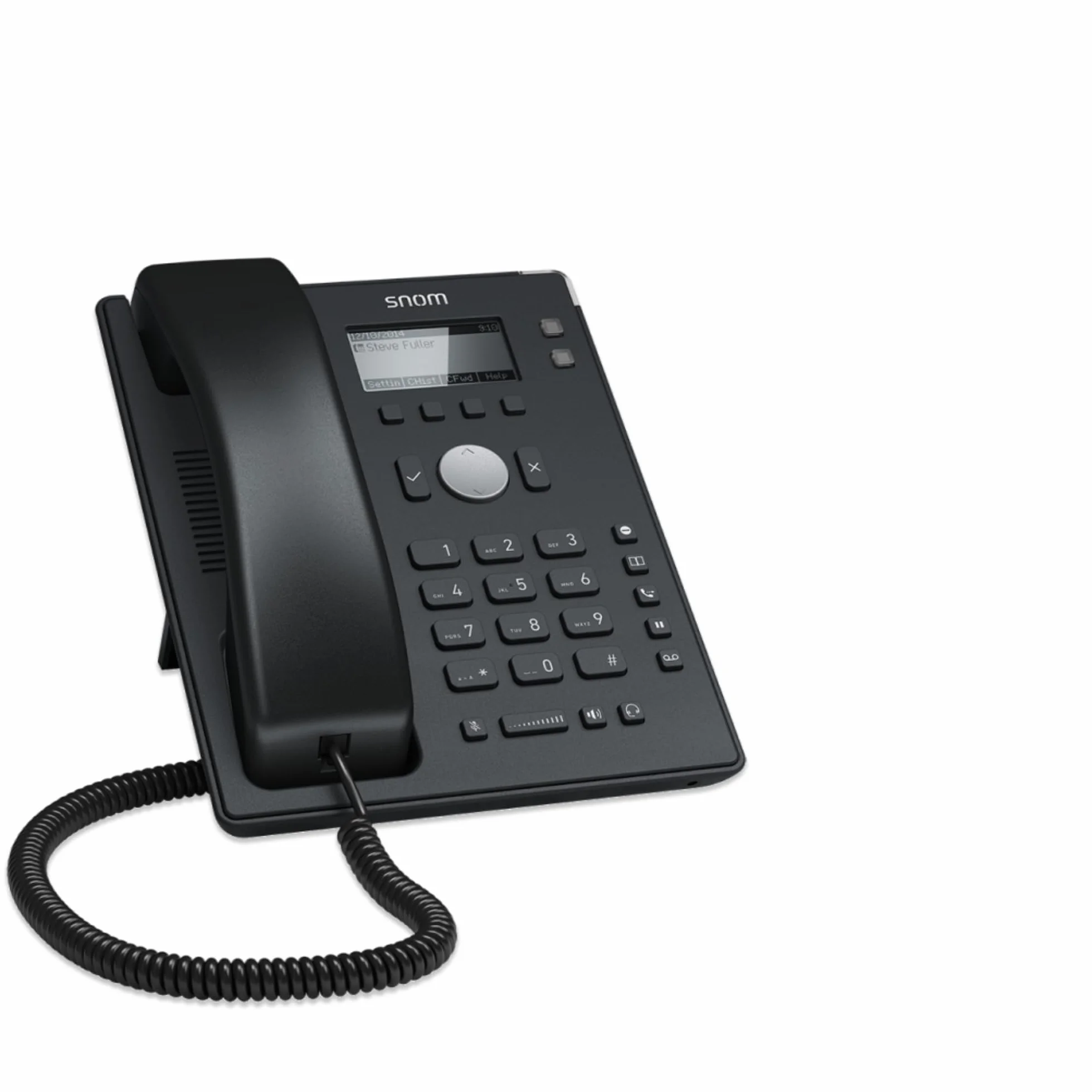 Snom D120 VoIP/SIP telefon biurkowy - czarny