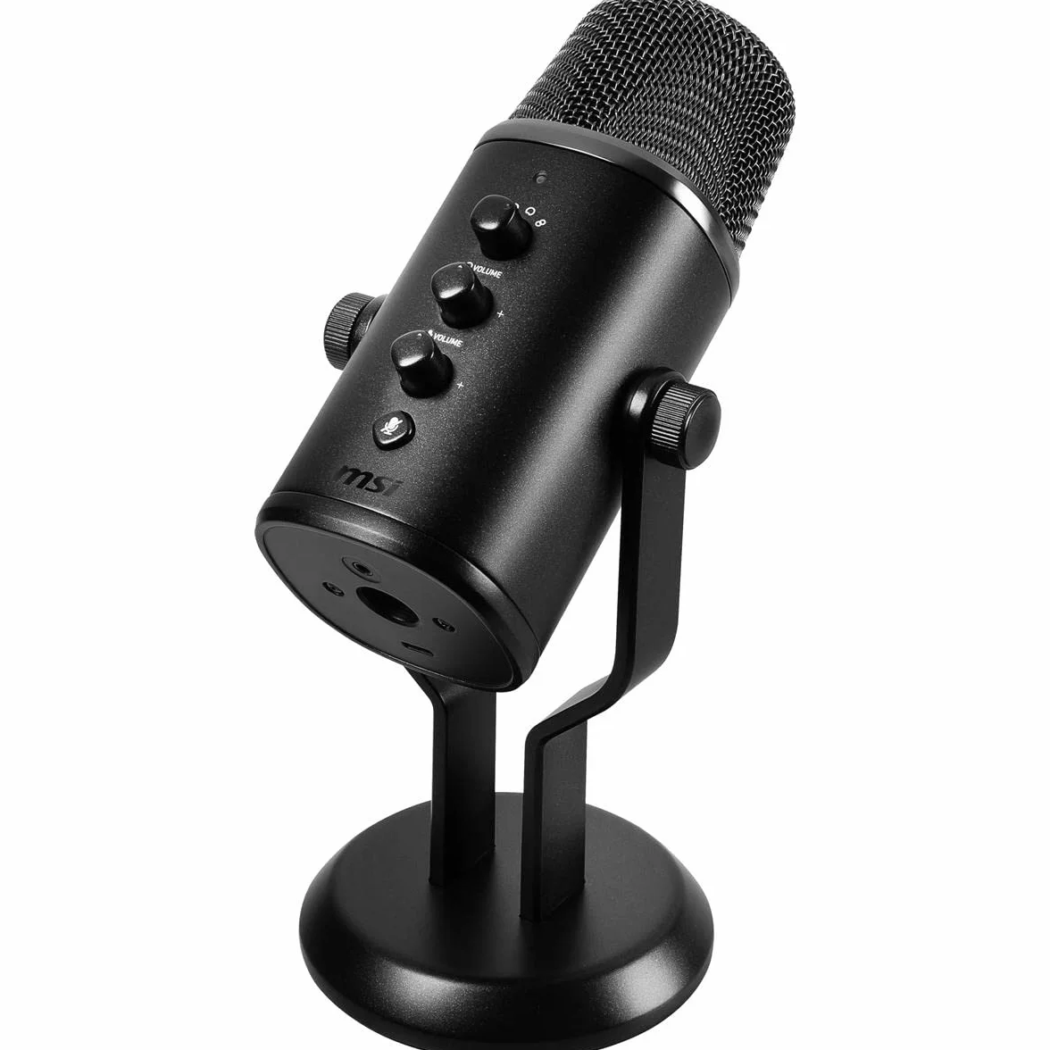 MSI IMMERSE GV60 mikrofon stereofoniczny, wielokierunkowy, kardioidalny i dwukierunkowy, Czarny