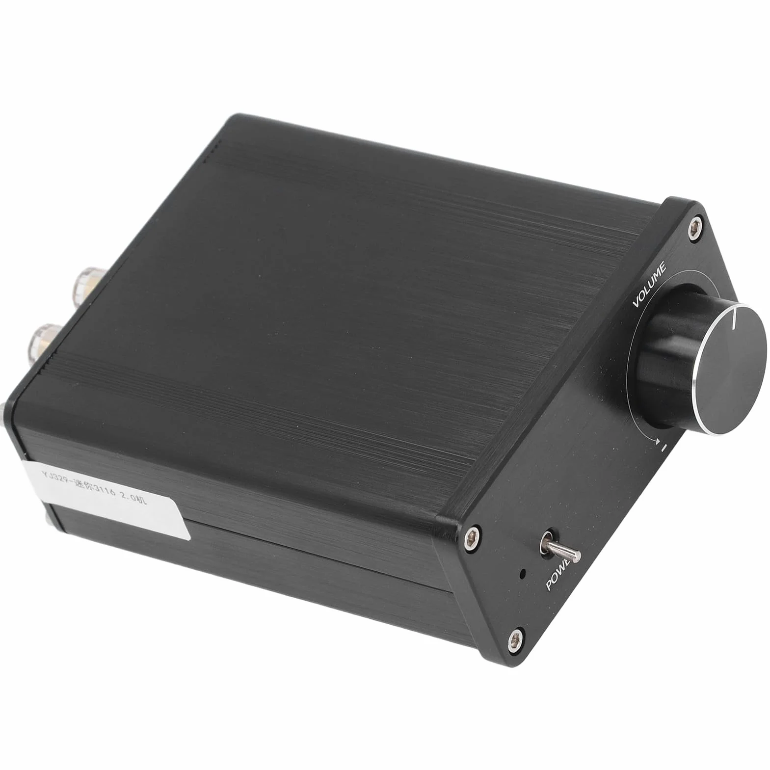 Zerodis Cyfrowy Wzmacniacz Mocy Stop Aluminium Płyta Wzmacniacza Stereo HIFI Klasa D 2 X 100 W DC 18 V do DC 24 V 20 Hz do 20 KHz Domowego Systemu Audio Słuchanie na Komputerze Stacjonarnym