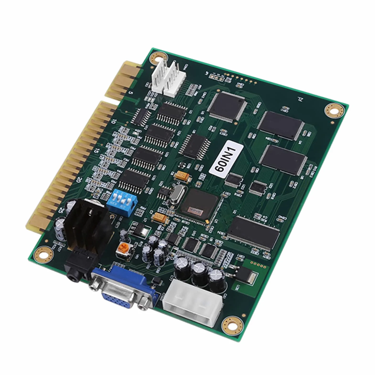 Klasyczna Wielokadowa Płytka PCB 60 w 1 z Nowym Systemem Oszczędzania Punktów, Obsługuje Monitory CGA/VGA dla Kolekcjonerów Gier