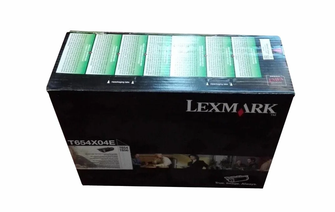 Lexmark Oryginalny T654X04E toner czarny do etykiet Optra T 656