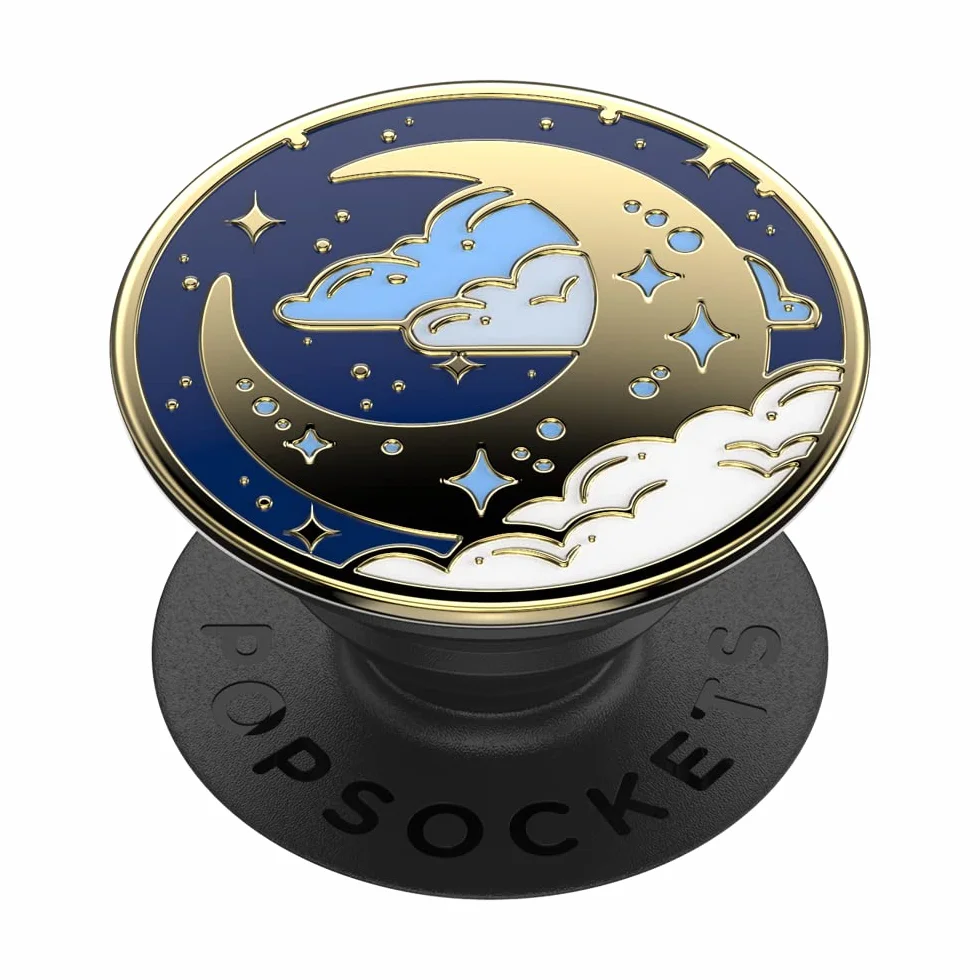 PopSockets Samoprzylepny Grip do Telefonu, Uchwyt, Podstawka do Telefonu, Enamel - Fly Me To Moon
