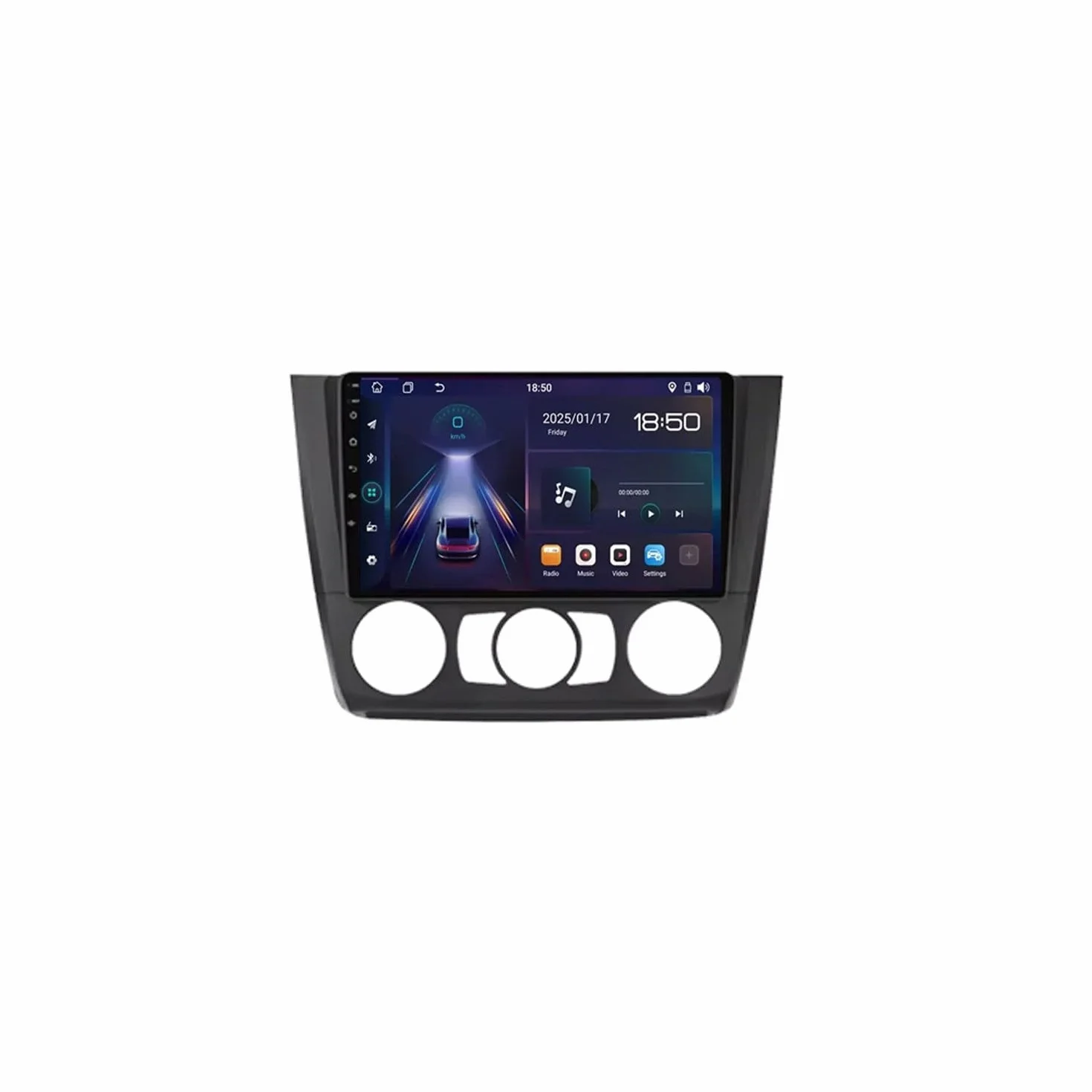 Radio Samochodowe dla BMW 1-Series 1 Series E87 E81 E82 E88 2004-2011 Ekran Dotykowy Z Bluetooth, Mirror Link, Sterowaniem Głosowym, Nawigacją Gps, Fm, Aux I Wi-Fi, 4 Rdzeń 1G+16G