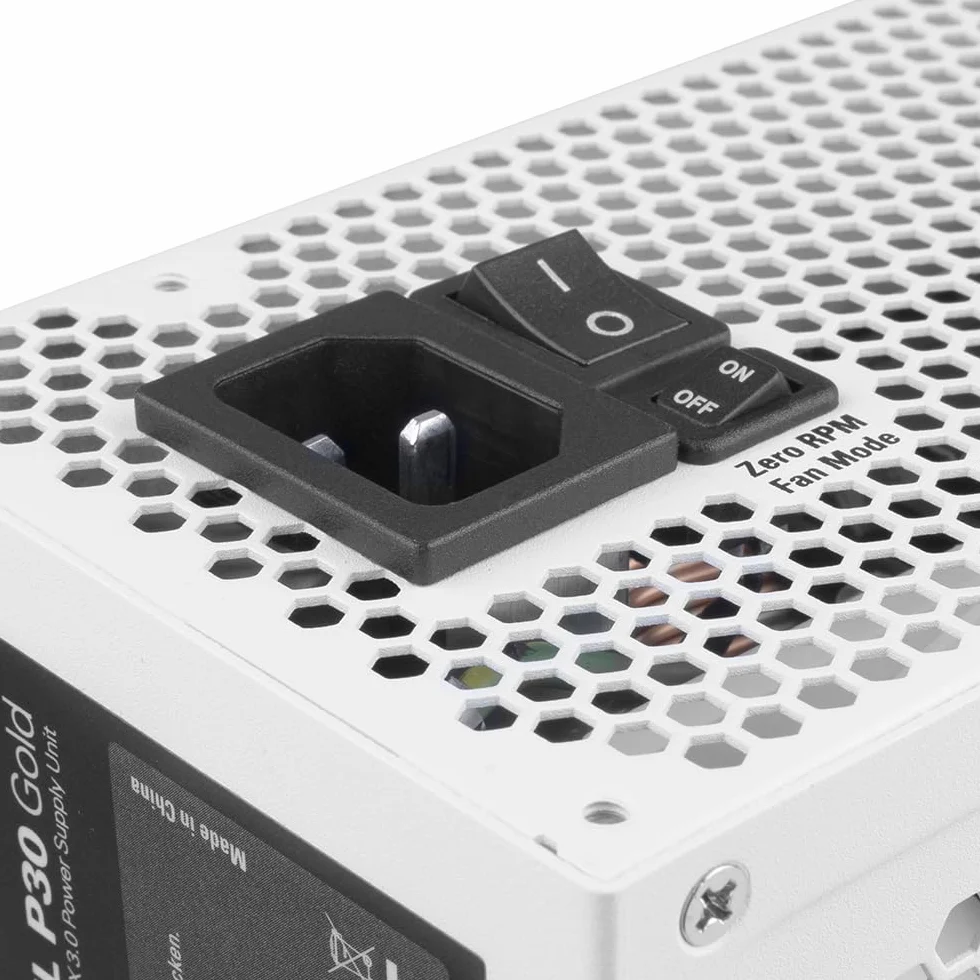 Power SupplySharkoon Rebel P30 White 1000W 80+ Gold