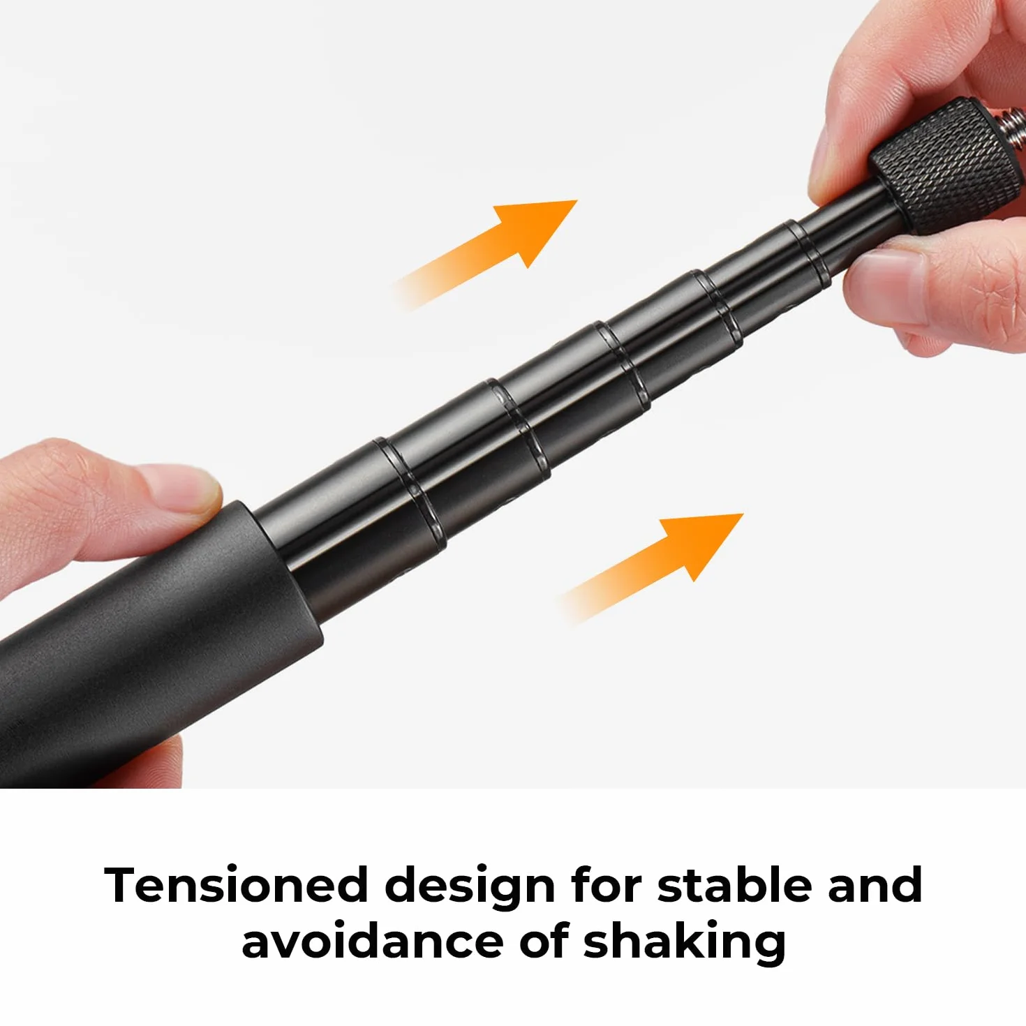 K&F CONCEPT Monopod Selfie Stick 153cm, kijek do selfie MS07, aluminiowy drążek przedłużający ze złączem 1/4”, kompatybilny z DJI Osmo, Insta360 Ace X5 X4 X3 ONE, Go Pro Hero 12 11 10 9 8 7