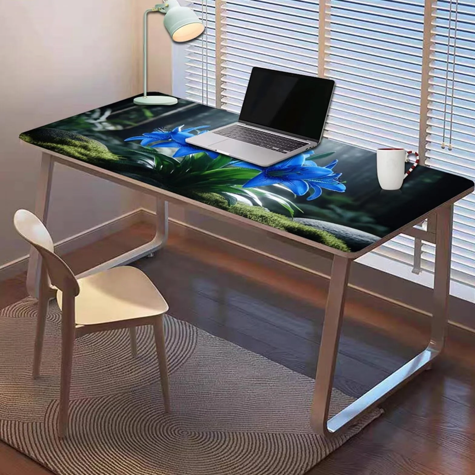 Gamingowa podkładka pod mysz 1200 x 600 x 3 mm, XXL, wodoszczelna, odporna na ścieranie, z przyszytymi krawędziami, podkładka na biurko, poprawia prędkość i precyzję, pod laptopa, komputer, wzór