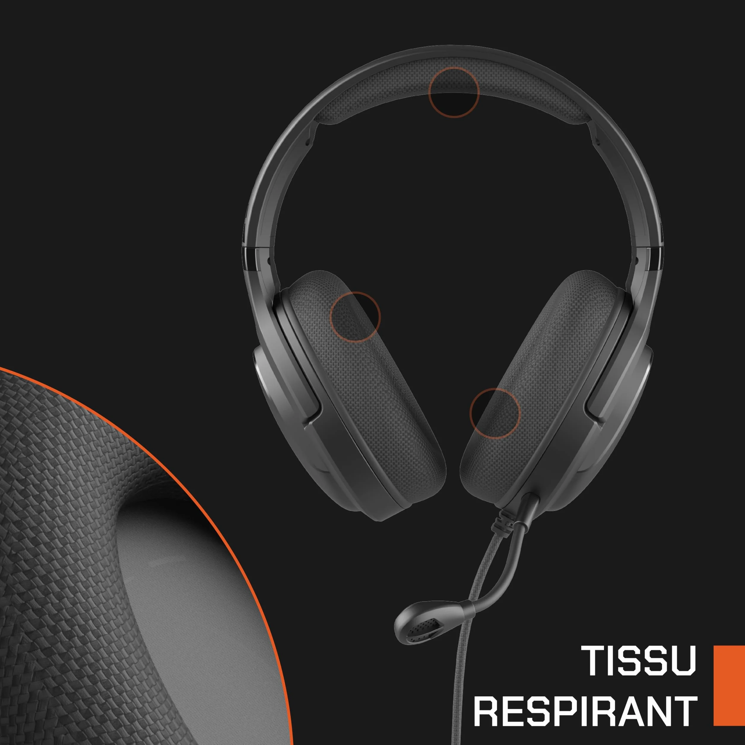 NOVA GAMING AUSTRALIS - Przewodowy zestaw słuchawkowy do gier z wyjmowanym mikrofonem - lekki i wygodny dodatek dla graczy - kompatybilny z wieloma platformami (PC, PS4-5 i Switch) - czarny