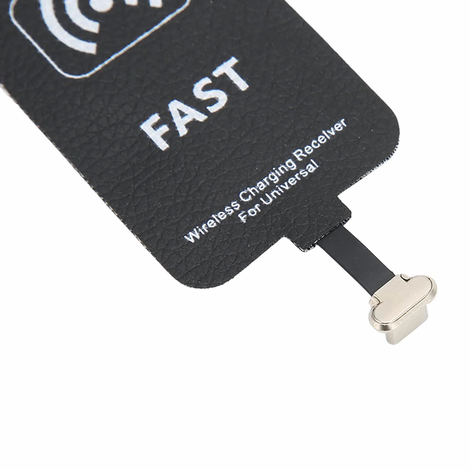 Bezprzewodowy odbiornik ładowania typu C, bezprzewodowy adapter do ładowania Qi USB-C 5 V 2 A odbiornik ładowania samoprzylepna smukła ładowarka moduł, do wszystkich telefonów