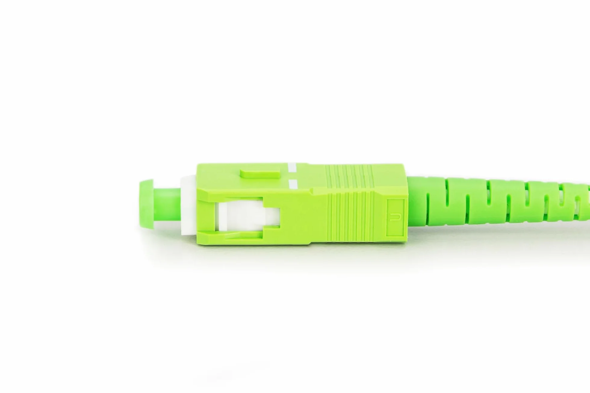 DIGITUS Kabel światłowodowy OS2 – 20 m – SC/APC do SC/APC – opancerzony – Simplex FO kabel SM jednomodowy – typ światłowodu: 9/125 µ – biały