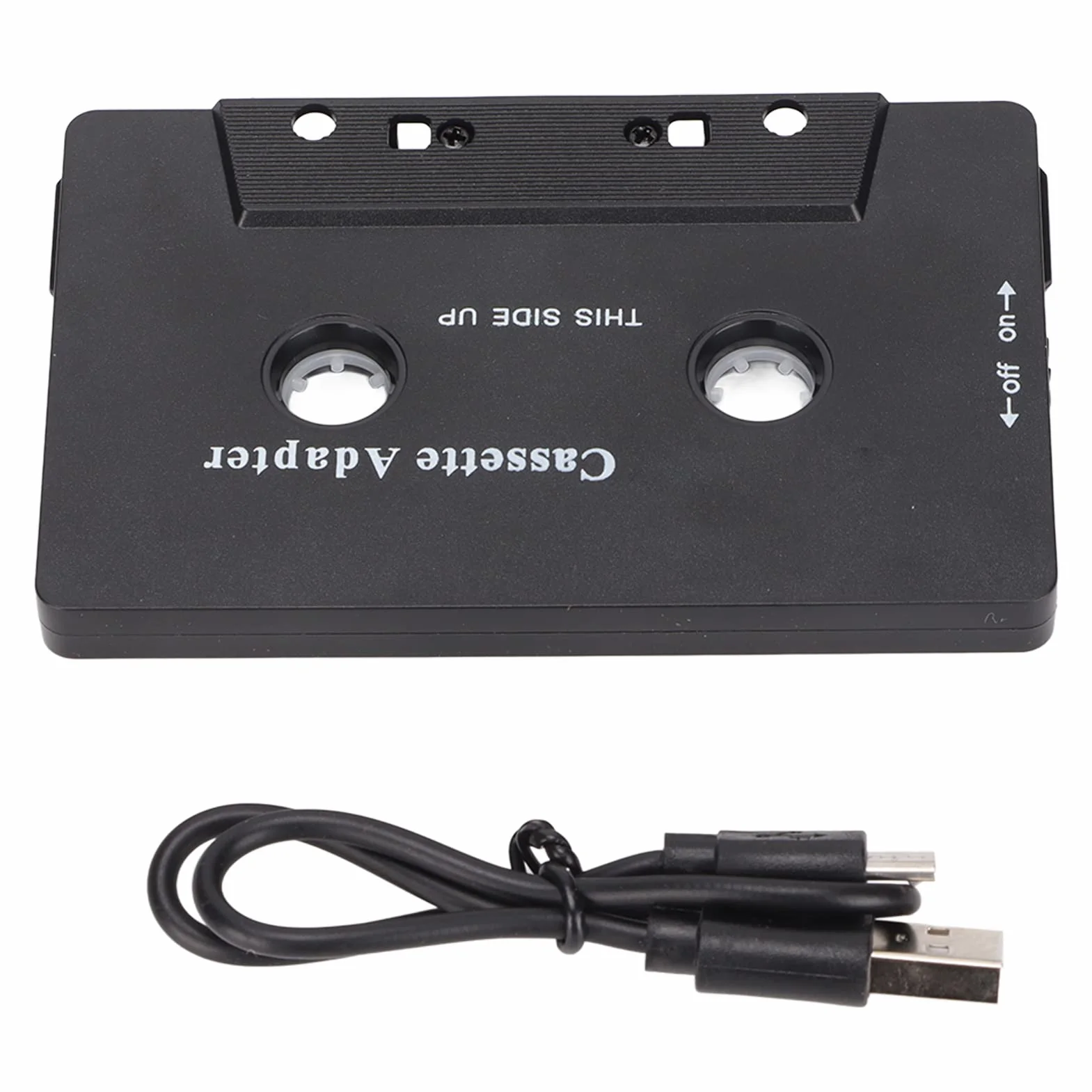 Samochodowy Sprzęt Audio Bluetooth Bezprzewodowy Adapter Kasetowy, Redukcja Szumów Stereo High Fidelity Tape Aux Receiver do Tabletu Samochodowego