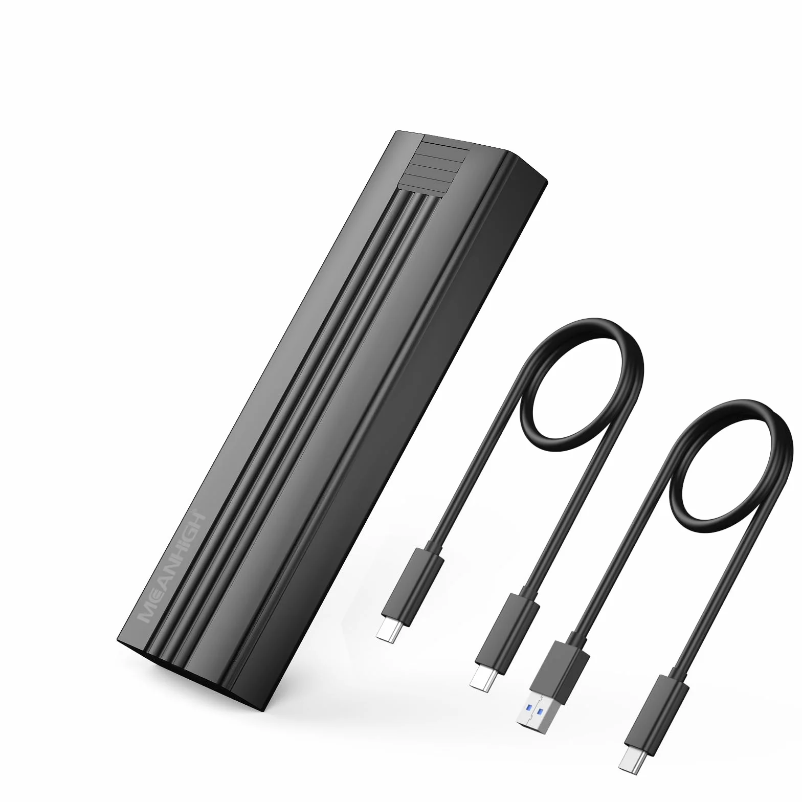 Obudowa M.2 NVME SATA SSD, bez użycia narzędzi, adapter USB 3.2 Gen 2, 10 Gb/s, NVME na USB, obsługuje zewnętrzne etui na dysk SSD M i B&M do rozmiaru 2242/2260/2280 (do 8 TB)