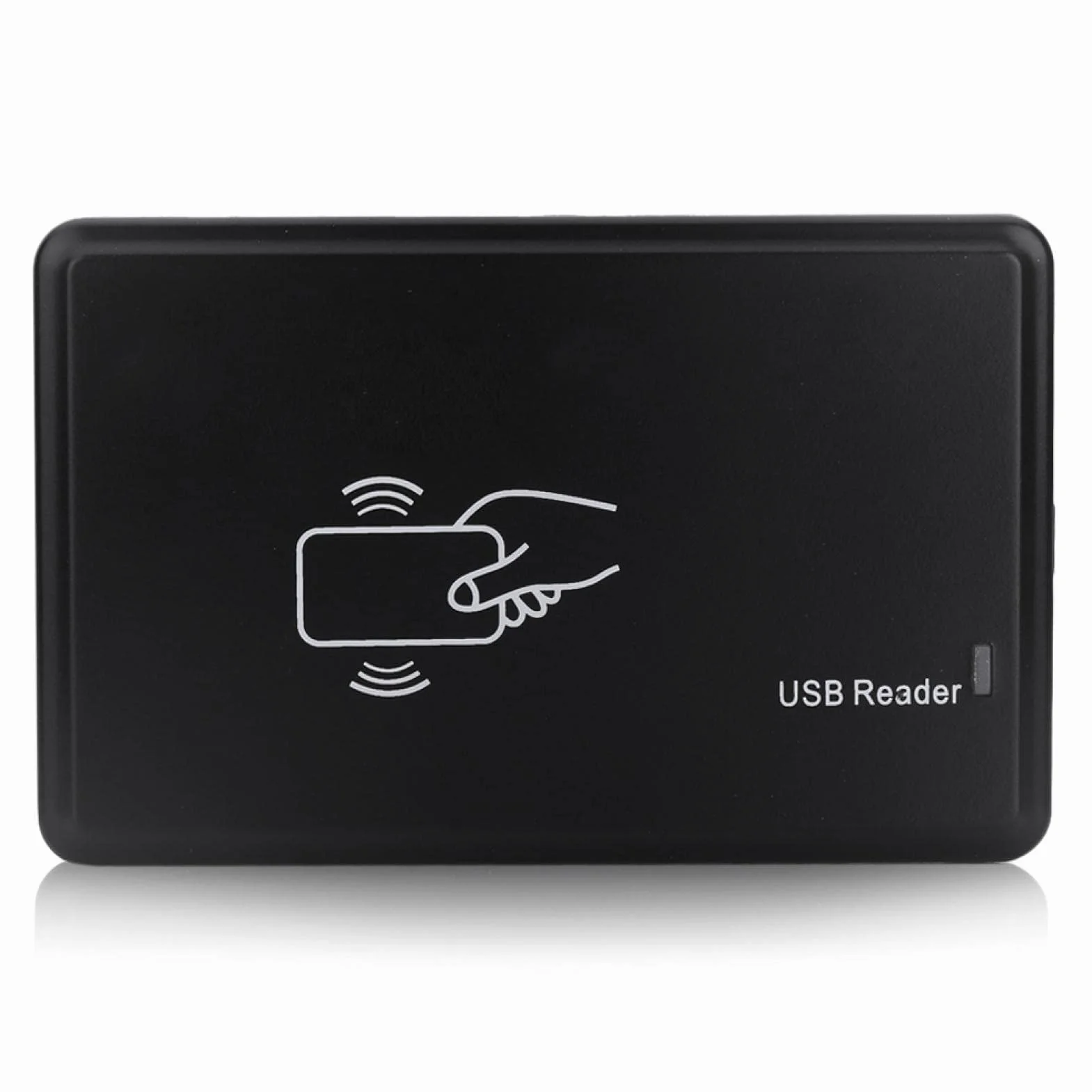 Nikou Czytnik i Zapisywacz kart RFID, Czytnik kart USB, Zapisywacz i Kopiarka kart identyfikacyjnych 125 kHz USB Duplikator kart RFID z 5 szt. breloczkami do kluczy