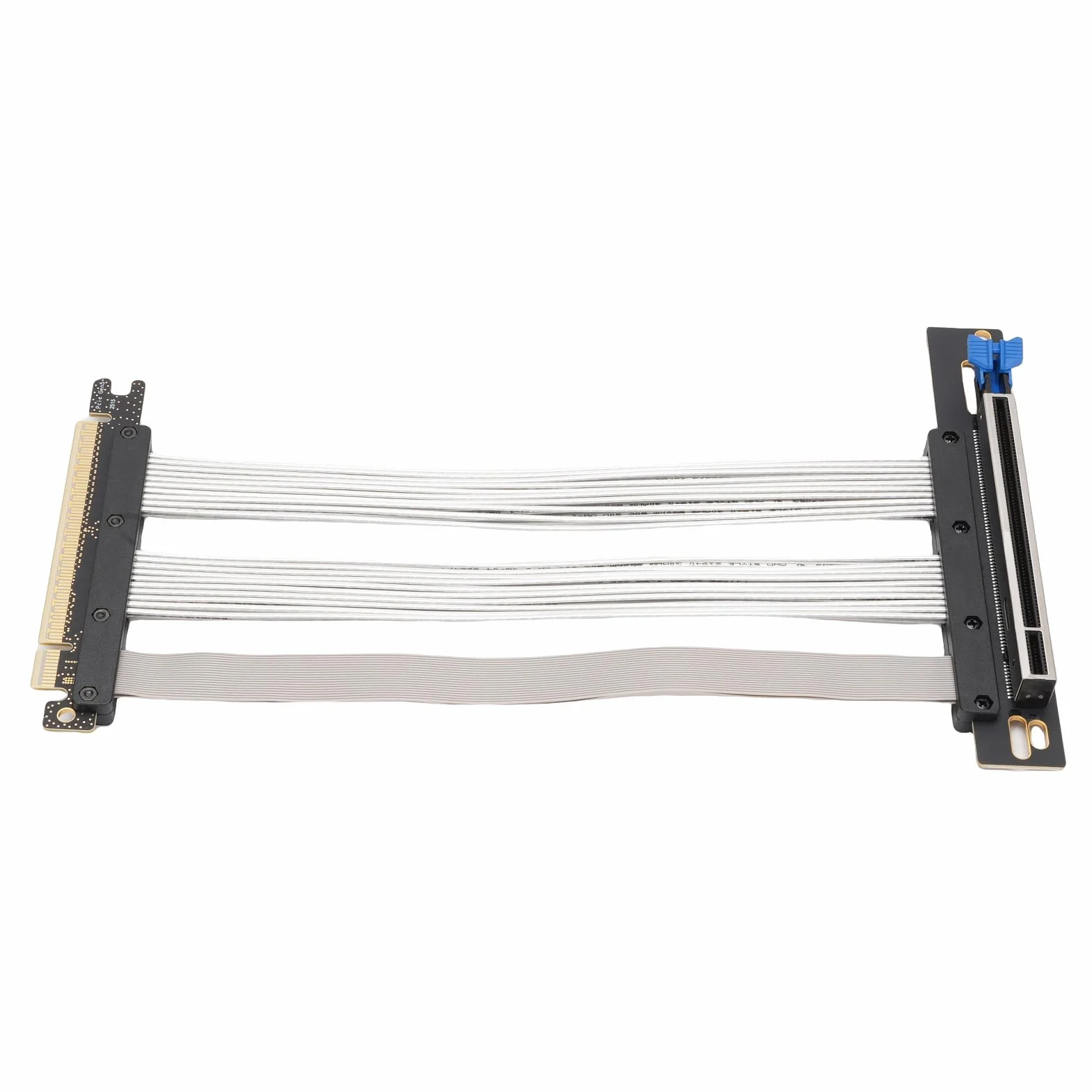aqxreight Kabel Riser PCIe 5.0 16X Szybkie Rozszerzenie GPU dla RTX 4090, 5090 i RX Elastyczny Adapter Karty Graficznej Gen 5 z Ekranowaniem EMI Zgodny z ITX, Chłodzeniem cieczą i (40cm)