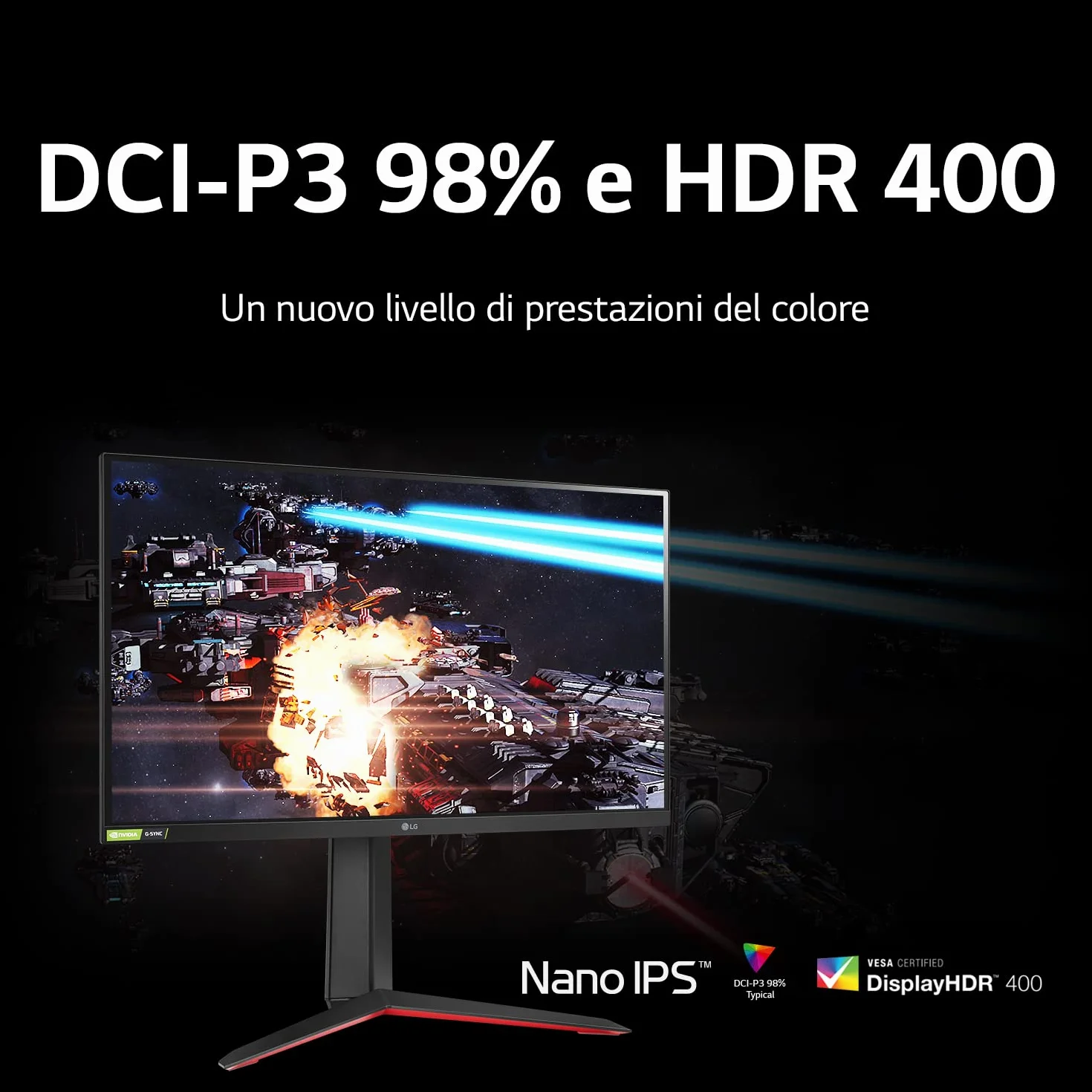 LG MONITOR 27"" 27GP850P-B.BEU Ultra Gear Gaming