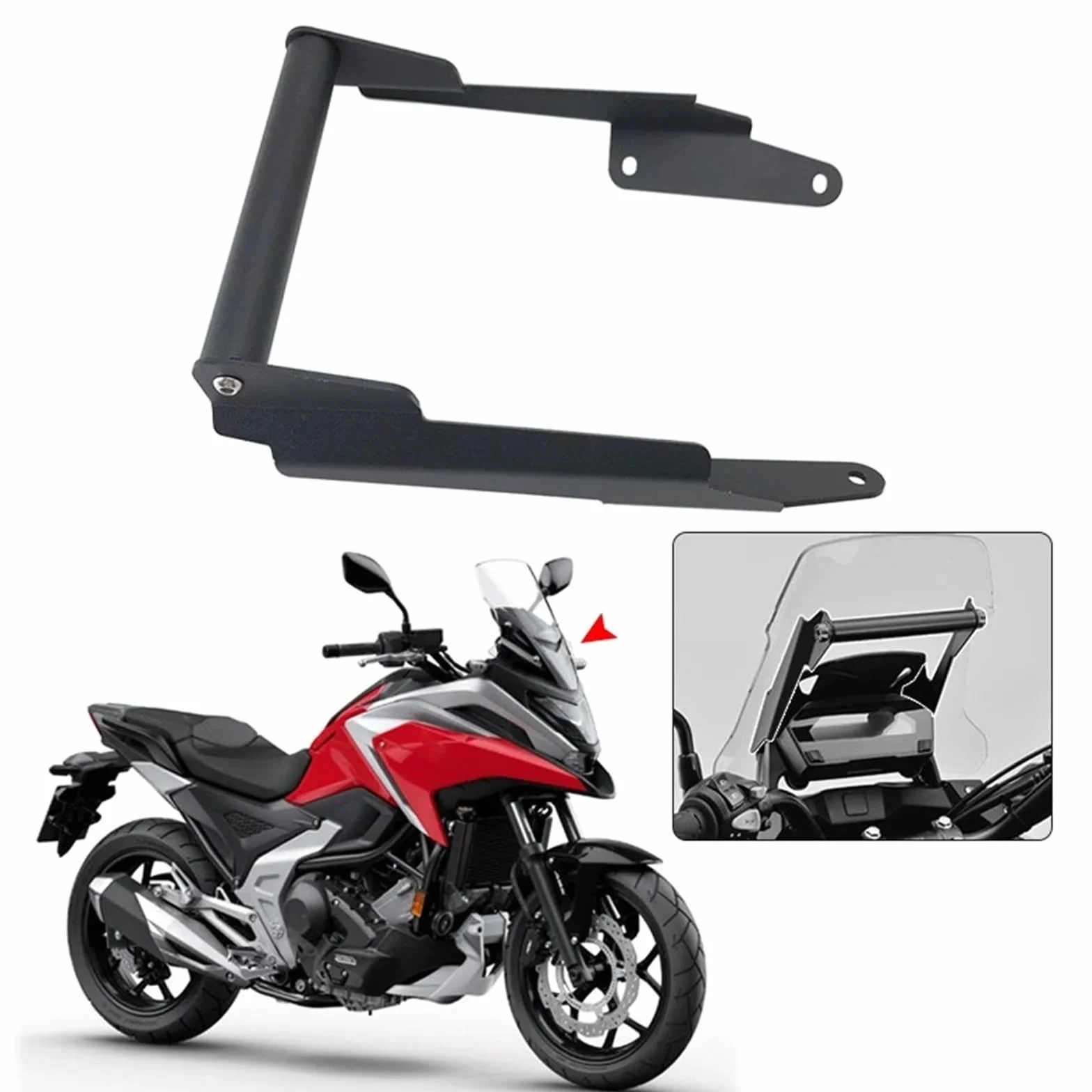 Uchwyt do nawigacji GPS Pasuje do Honda NC750X 2016-2020 Akcesoria GPS/SMARTFON Nawigacja GPS Uchwyt płyty montażowej