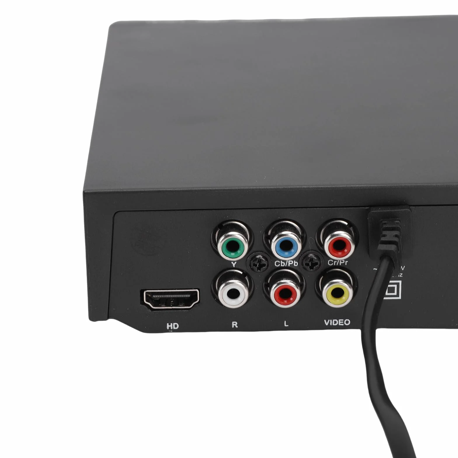 Zunate Odtwarzacz DVD Odtwarzacz z Portem USB i Pilotem do Kina Domowego Odtwarzanie w Wielu Regionach 1080P HD (wtyczka UE)