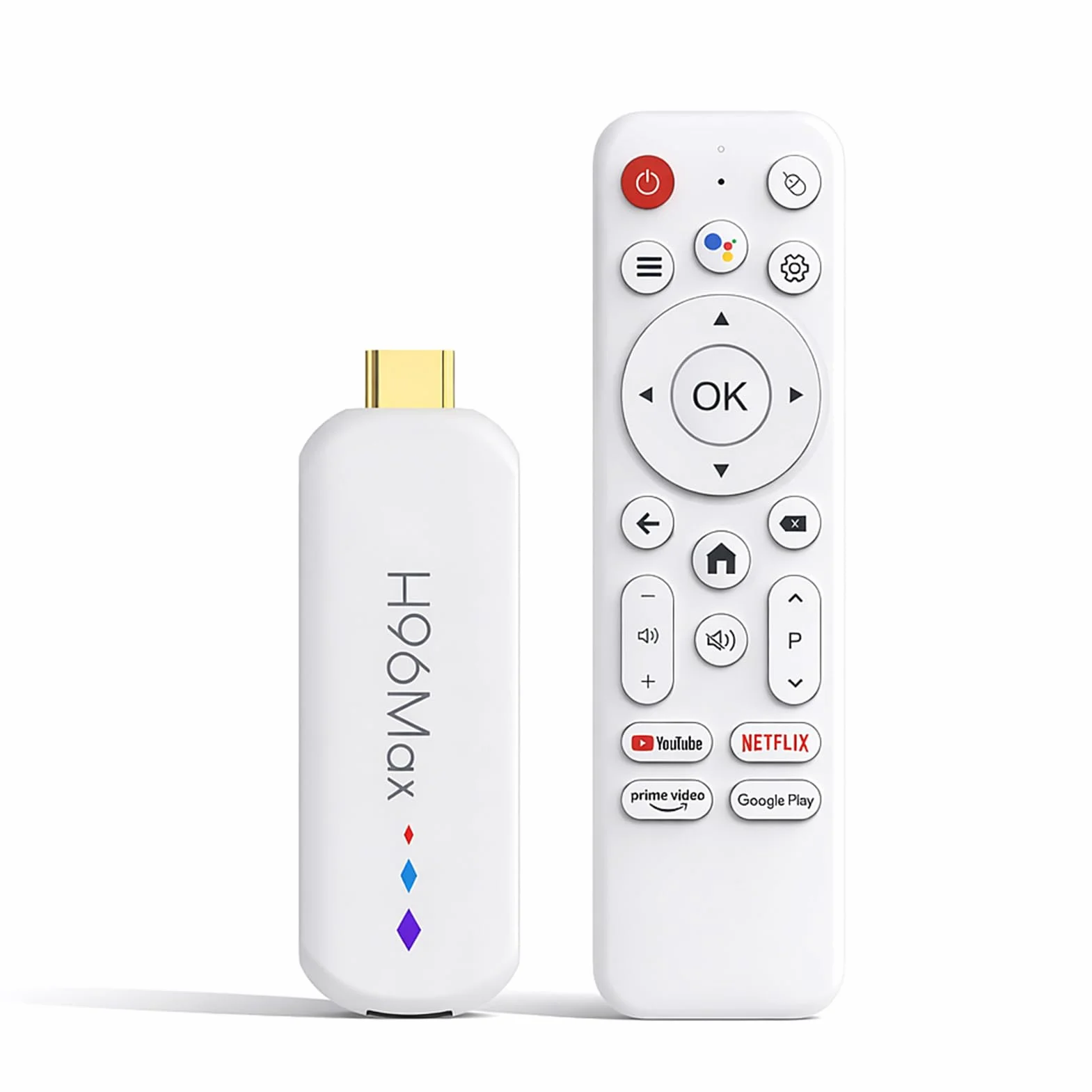 LICAEVEY Odtwarzacz Multimediów Strumieniowych 4K Ultra HD TV, Smart TV Stick z Pilotem Głosowym, 2 GB RAM i 16 GB ROM, Przenośny Dekoder do Użytku w Podróży w Domu