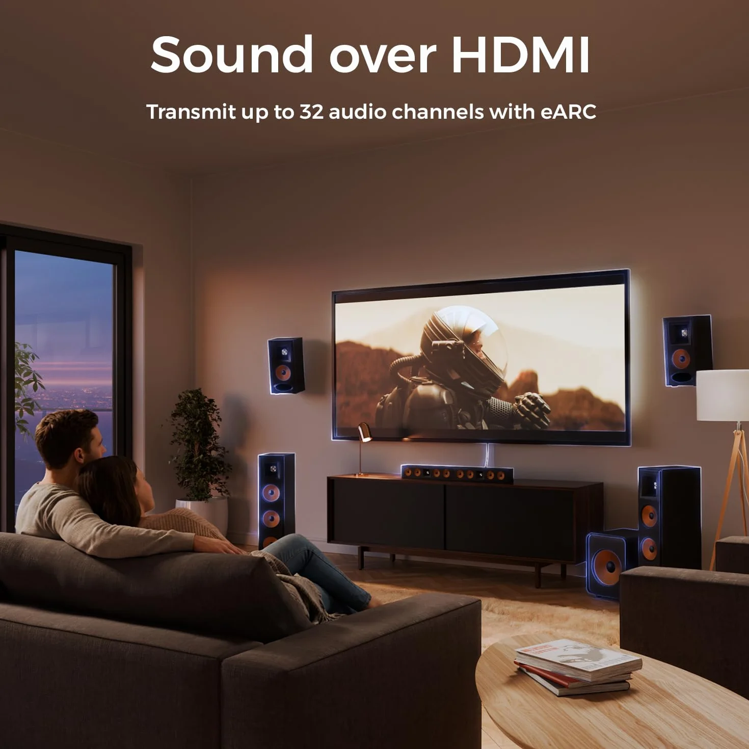 deleyCON 5m 8K HDMI 2.1 Przedłużacz 48Gbps Kabel Przedłużający eARC HDR10+