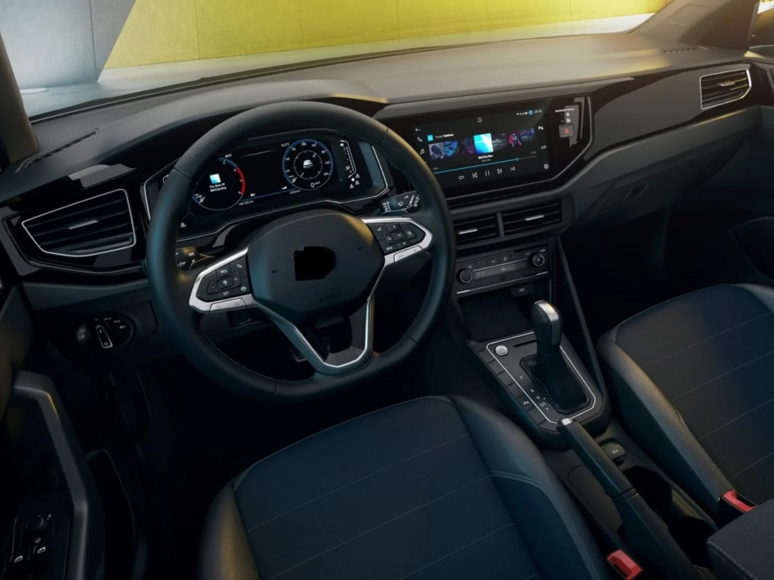 Dla VW,Dla Nivus 2021 10,1-calowe samochodowe radio informacyjno-rozrywkowe GPS Nawigacja środkowa konsola ochronna na ekran ze szkła hartowanego