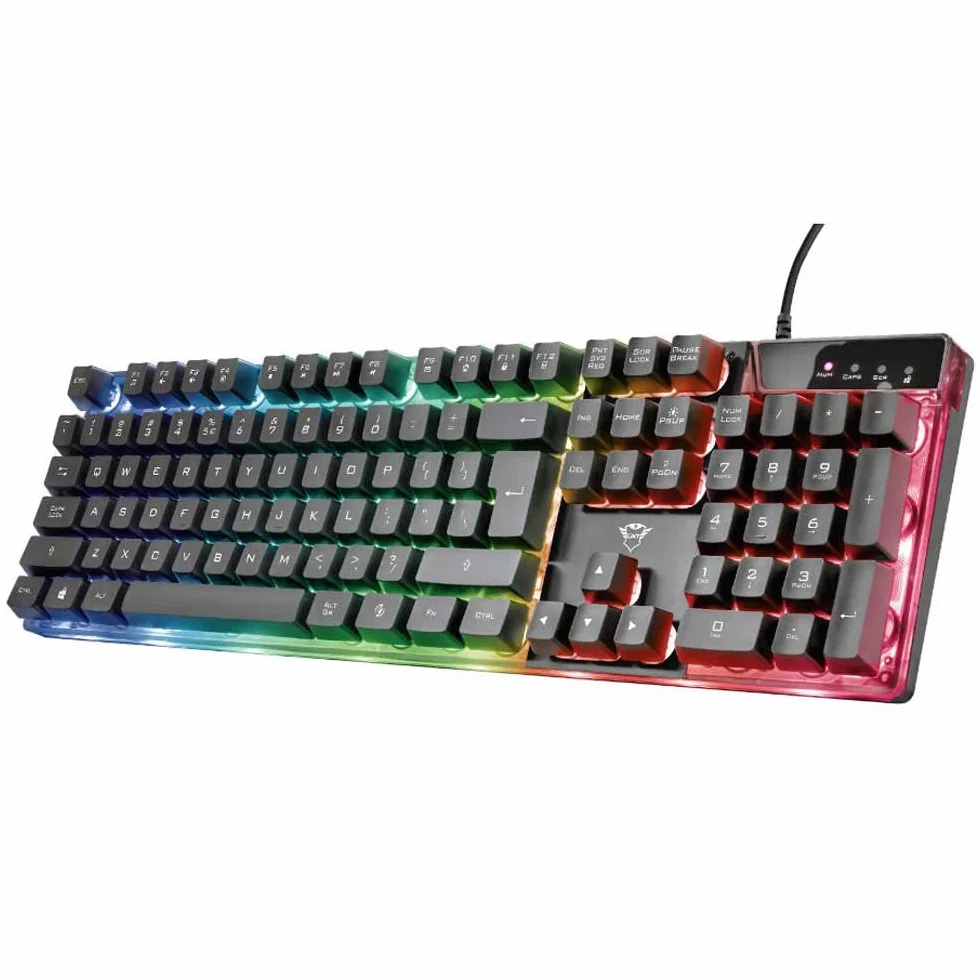 Trust Gaming GXT 838 Azor klawiatura i mysz, hiszpański układ QWERTY