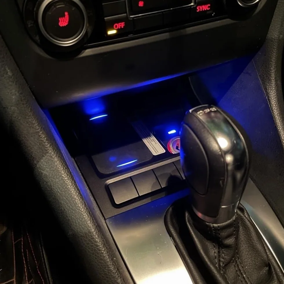 Bezprzewodowa ładowarka samochodowa Qi 15 W, dla Jetta, dla T-Cross 2019, dla Teramont, dla Phideon, dla T-ROC, 2018 płyta ładująca Panel ładowania bezprzewodowego pojazdu(For Phideon)