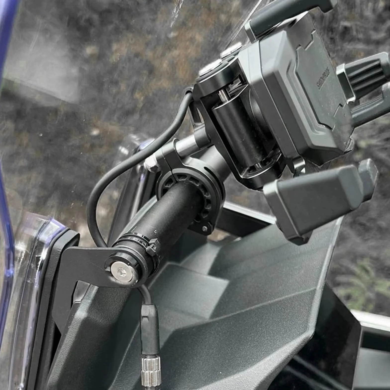 Uchwyt do nawigacji GPS Pasuje do ZONTES 703F 703 F ZT703F 2024 2025 Uchwyt na nawigację GPS 12MM 22MM Płyta wsporcza uchwytu nawigacyjnego Motocyklowy uchwyt do nawigacji(22MM 703F)