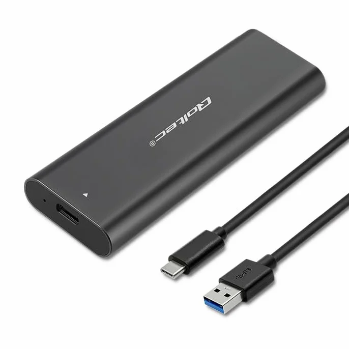 Qoltec Obudowa | kieszeń do dysków M.2 SSD,NVME, PCI-E, USB-C