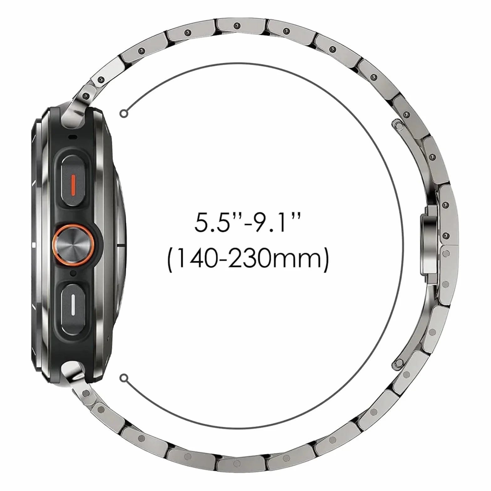 Magnetyczne zapięcie pasek ze stali nierdzewnej do Samsung Galaxy Watch 7 Ultra 47 mm luksusowa metalowa opaska na nadgarstek do Galaxy Watch Ultra paski do zegarków