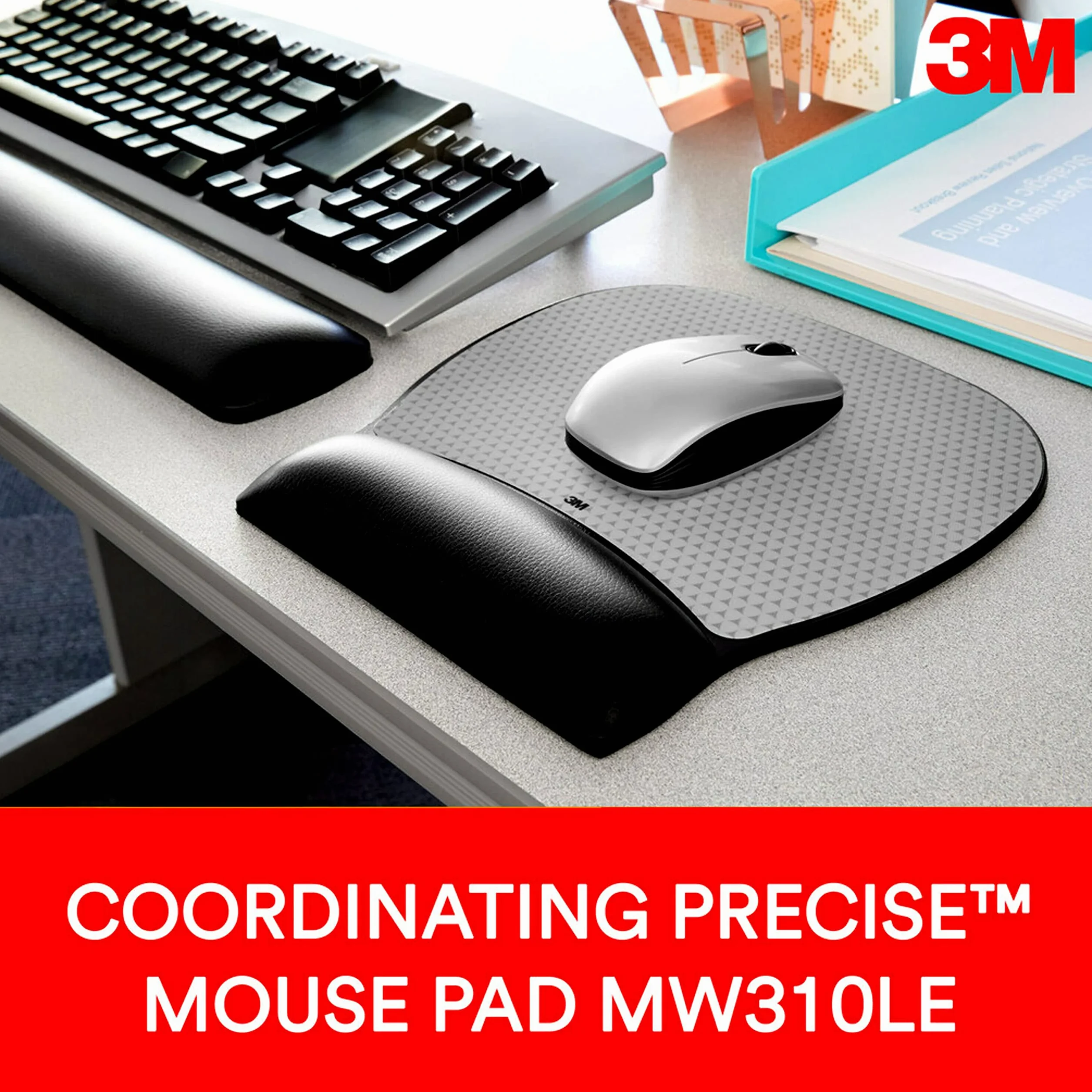 3 m WR310LE Czarny Podpórka pod nadgarstek - Podpórka pod nadgarstki (Czarna)