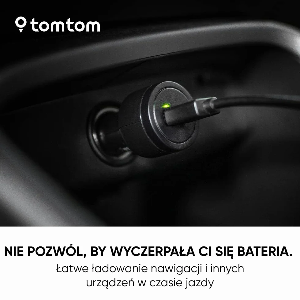 Ładowarka samochodowa TomTom 7-calowa (np. Discover, Expert, Camper Max)