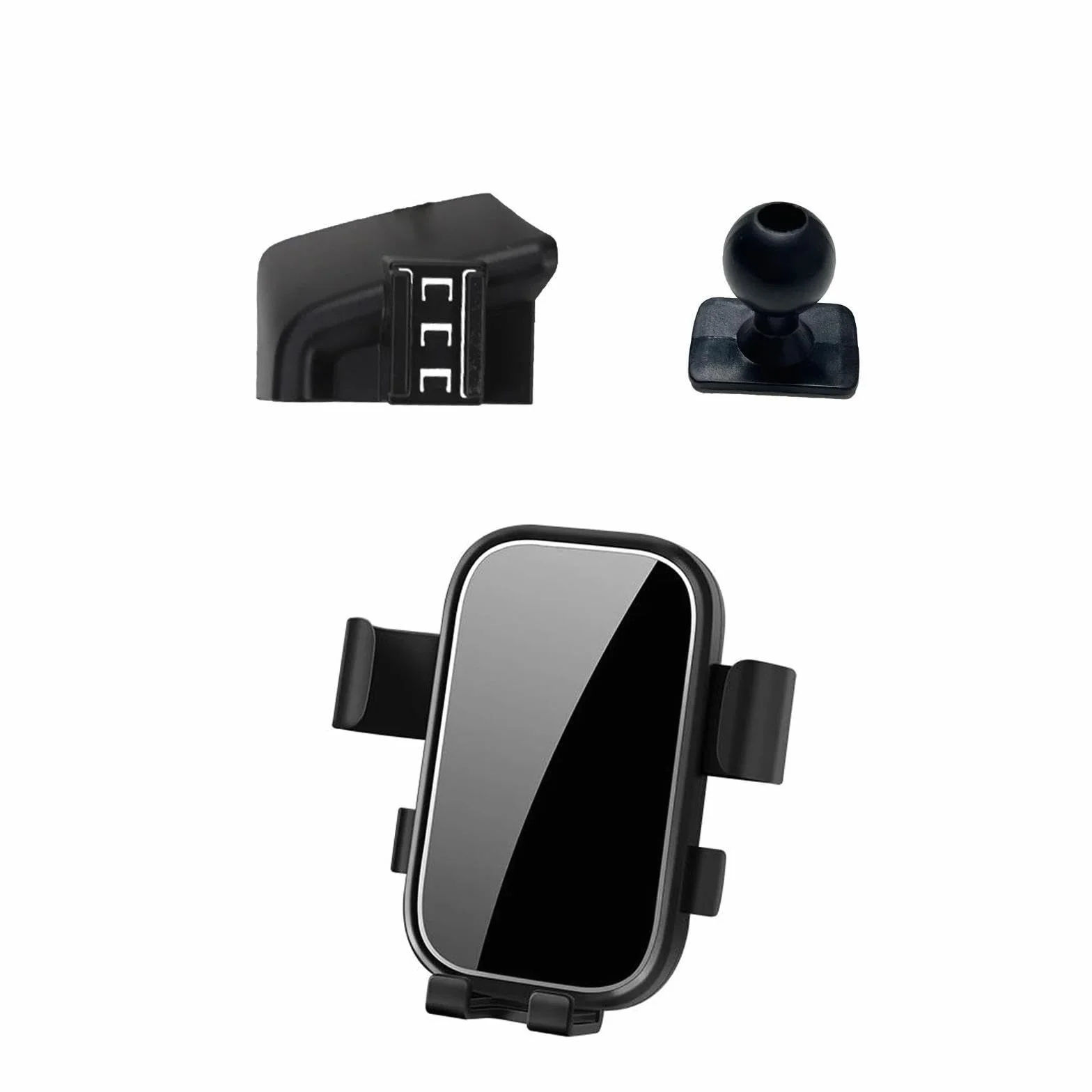 Uchwyt Samochodowy na Telefon dla Toyota Land Cruiser LC200 2016-2021, uchwyt samochodowy na telefon komórkowy, stojak na nawigację GPS (podstawa i uchwyt 9)