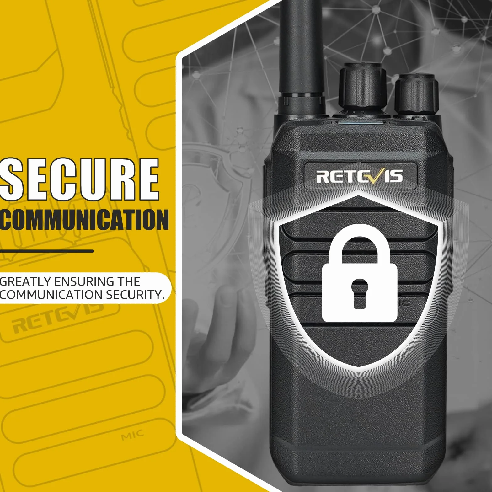 Retevis RT40 Walkie Talkie, PMR446 Bezlicencyjny ręczny radiotelefon, 48 kanałów DMR Digital Analog Ham Radio, 2000mAh Profesjonalny przenośny krótkofalówka dla bezpieczeństwa, szkoła (2 szt.)