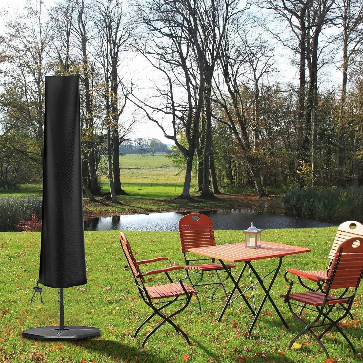 Pokrowiec na parasol ogrodowy 3 metry 190 cm Wodoodporny 420D Oxford duży