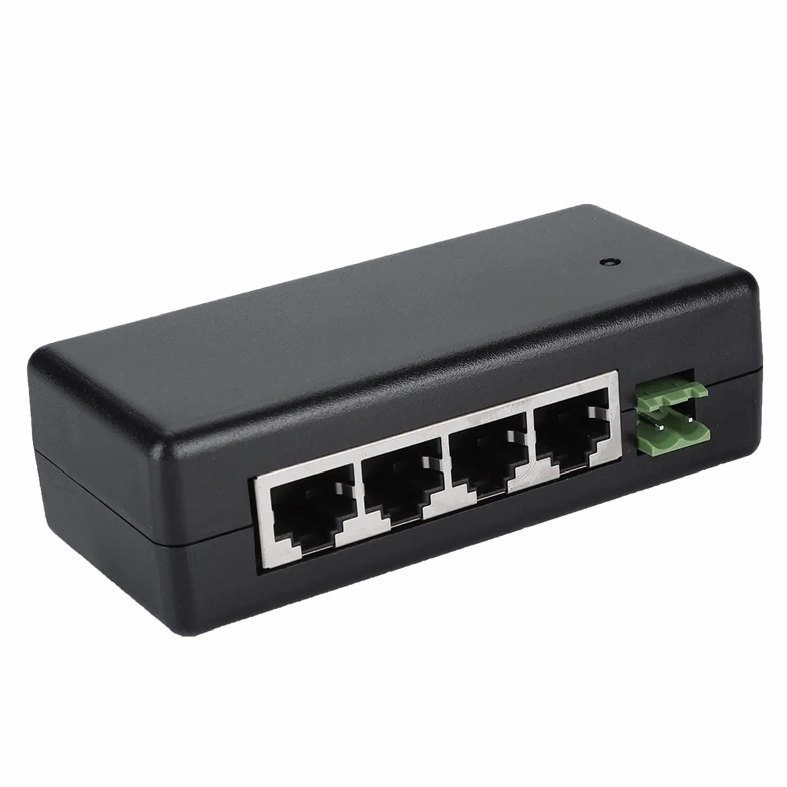Przełącznik PoE 4-portowy 12-48V wtryskiwacz zasilania Ethernet do kamery IP