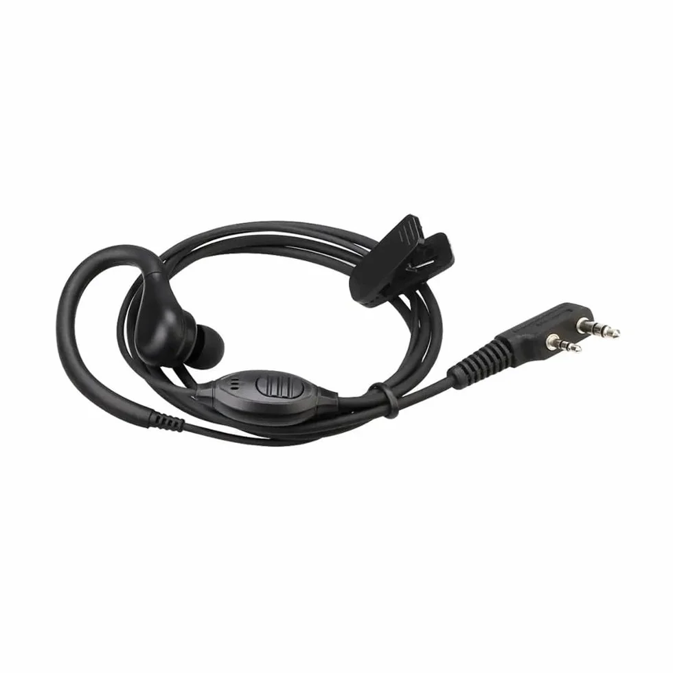 EEK007 2-stykowy zaczep na ucho, słuchawki douszne Walkie Talkie pasujące do Retevis RB618 H777 RT622, radiotelefon dwukierunkowy pasuje do Kenwood/pasuje do Baofeng(20pcs)