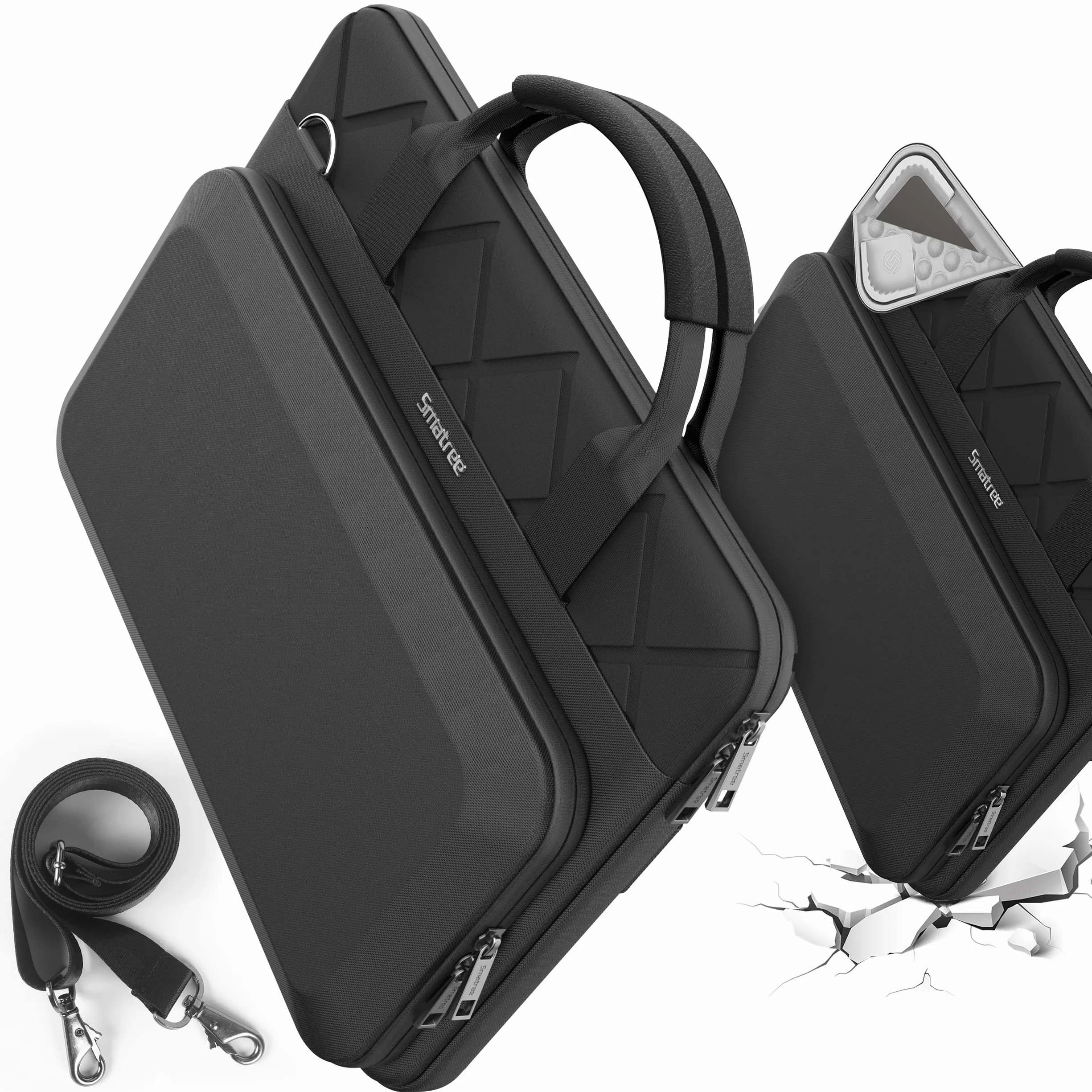 Smatree CityShield Etui na ramię na laptopa 39.6–40.6 cm DELL G15/G16, do laptopa gamingowego 40.6 cm Alienware m16/x16, do laptopa do gier Alienware 16 Area-51, rękaw z kieszenią na akcesoria (MC02)
