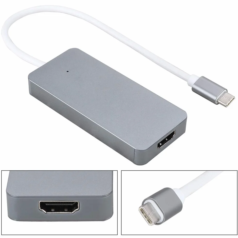 KUIDAMOS EZCAP265C Karta Przechwytywania Wideo na Type-C Rejestrator Wysokiej Rozdzielczości do Przesyłania Strumieniowego i Edycji Zgodny z Systemami i Mac Stop Aluminium 8,8 * 4 * 1cm
