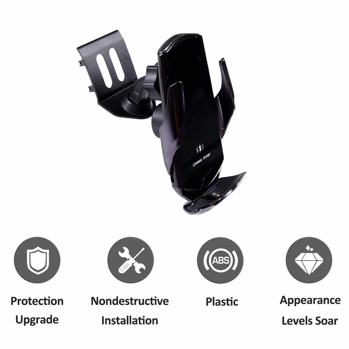 Uchwyt samochodowy na telefon ze stopu aluminium, deska rozdzielcza, odpowietrznik, uchwyt na telefon komórkowy do Fiata 500 2010-2015, uchwyt nawigacyjny GPS, akcesoria samochodowe do