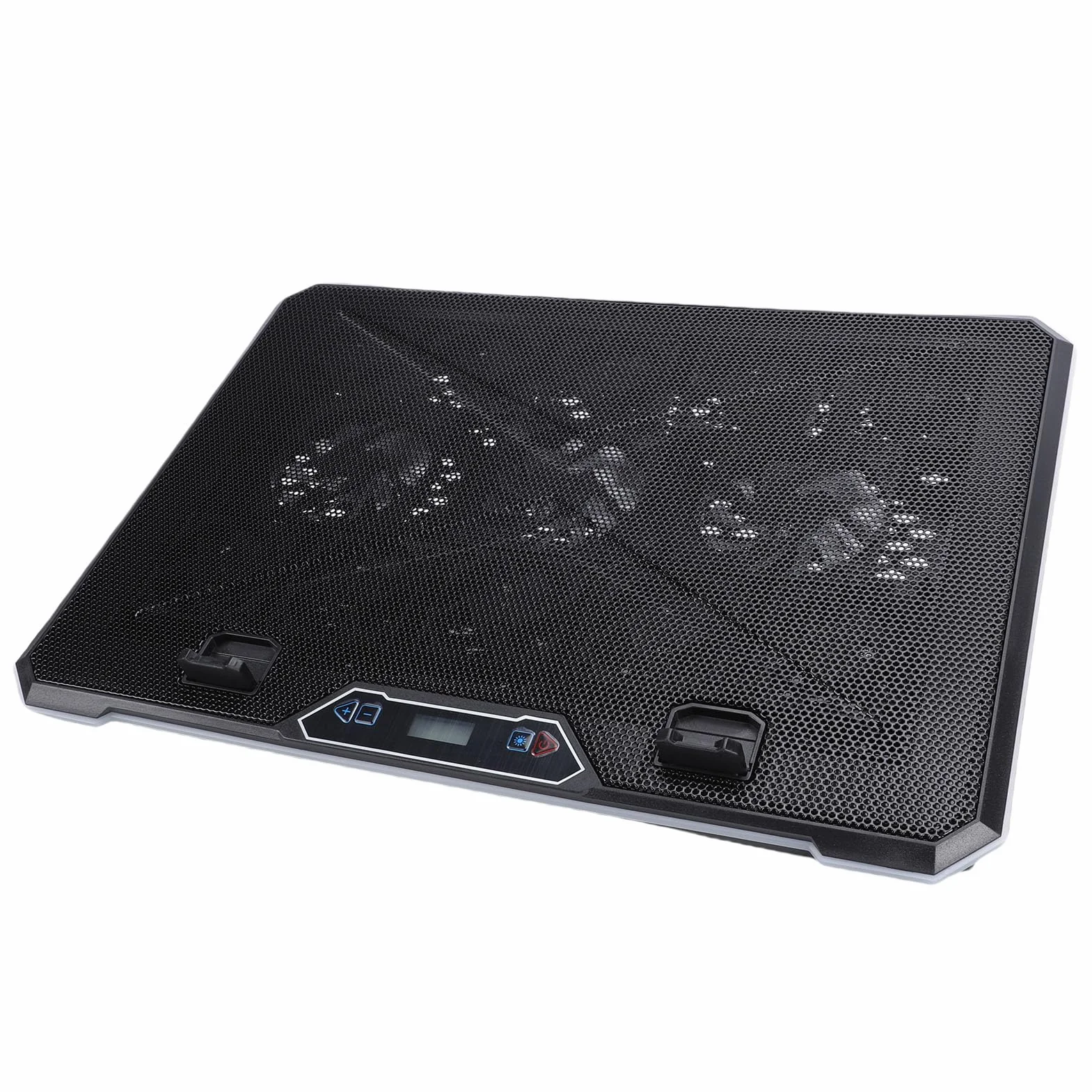 Annadue Podkładka Chłodząca do Laptopa do Gier z Wydajnymi Wentylatorami Turbo 13/14, Regulowana Podstawa na 8 Poziomach Laptopów 12-19 Cali z Adapterem 3C i 2 Portami USB (14 fanów)
